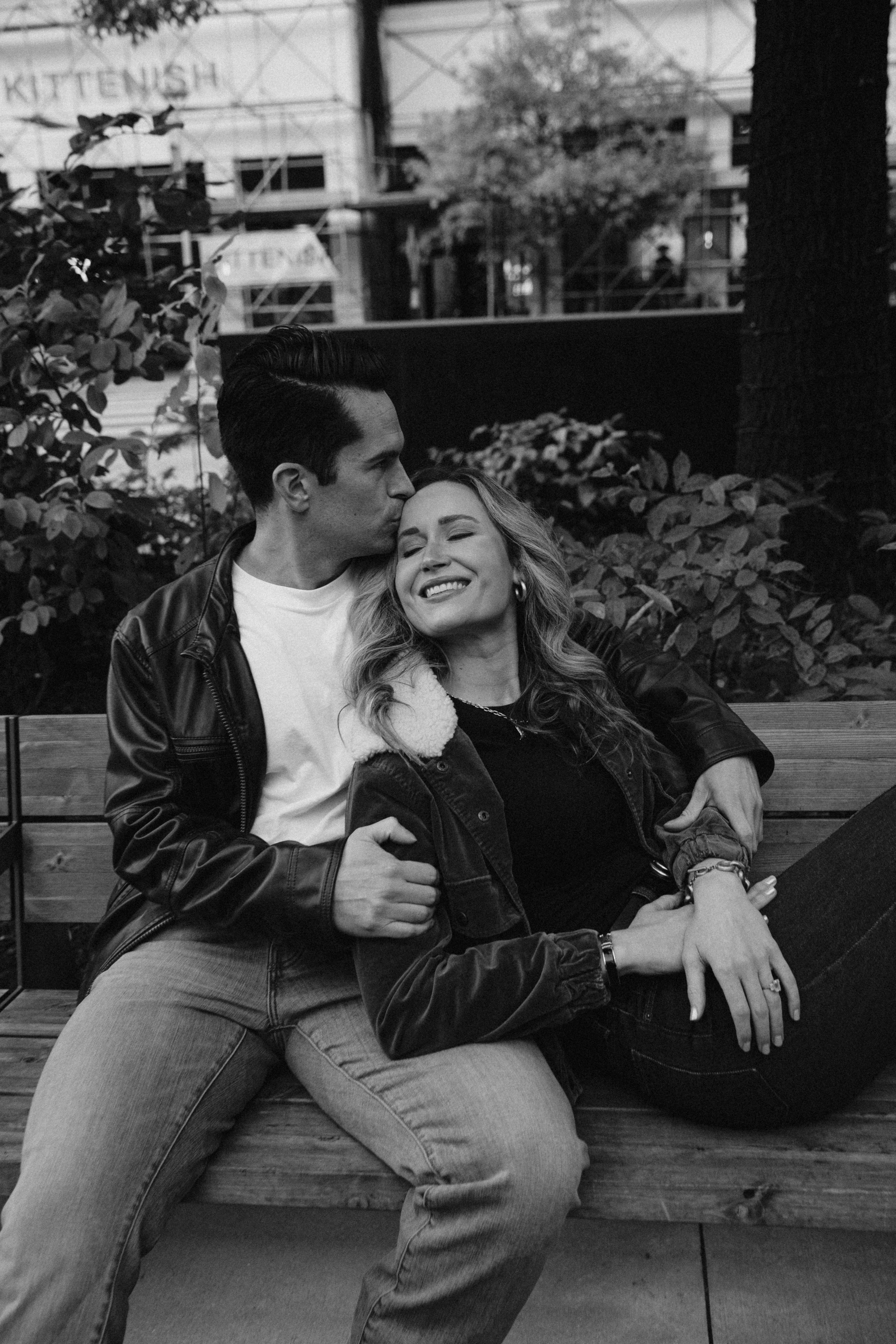 Romantic Evening Engagement Session in Nashville