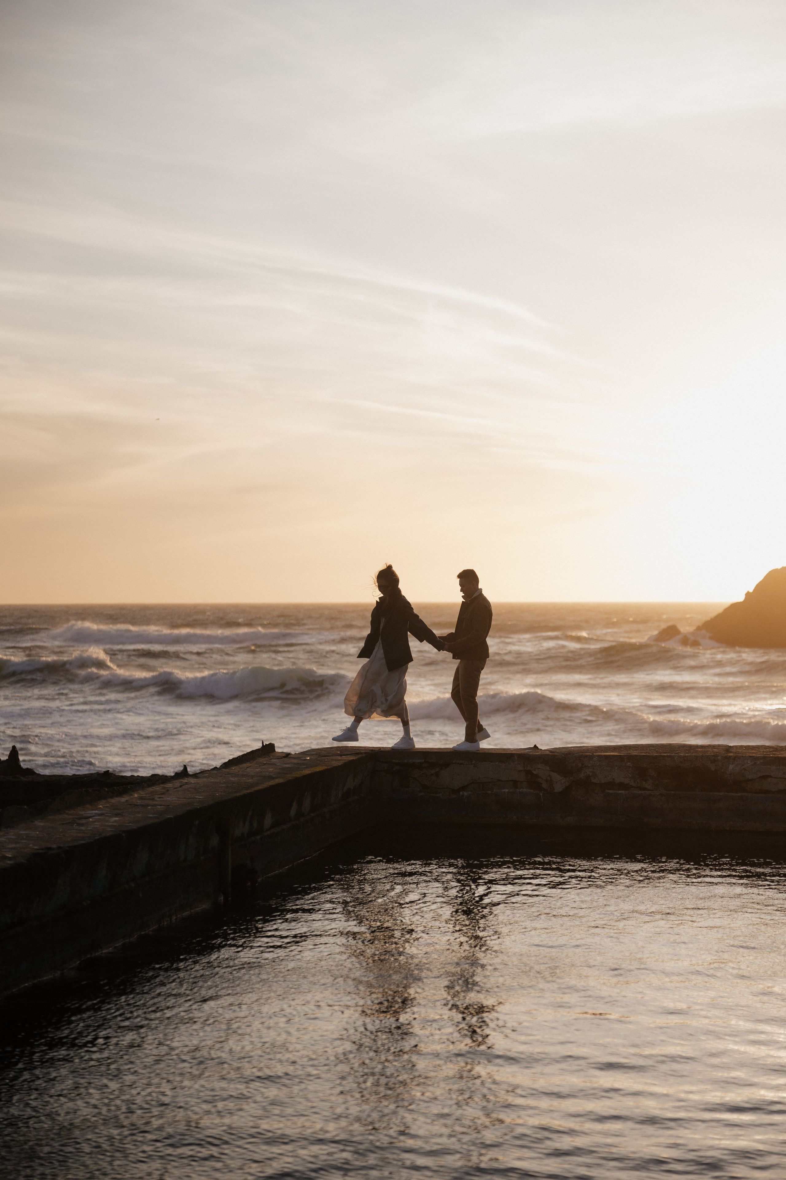 Golden Hour Magic at Sutro Baths. Soulo Photography | San Francisco Bay Area Based Photographer