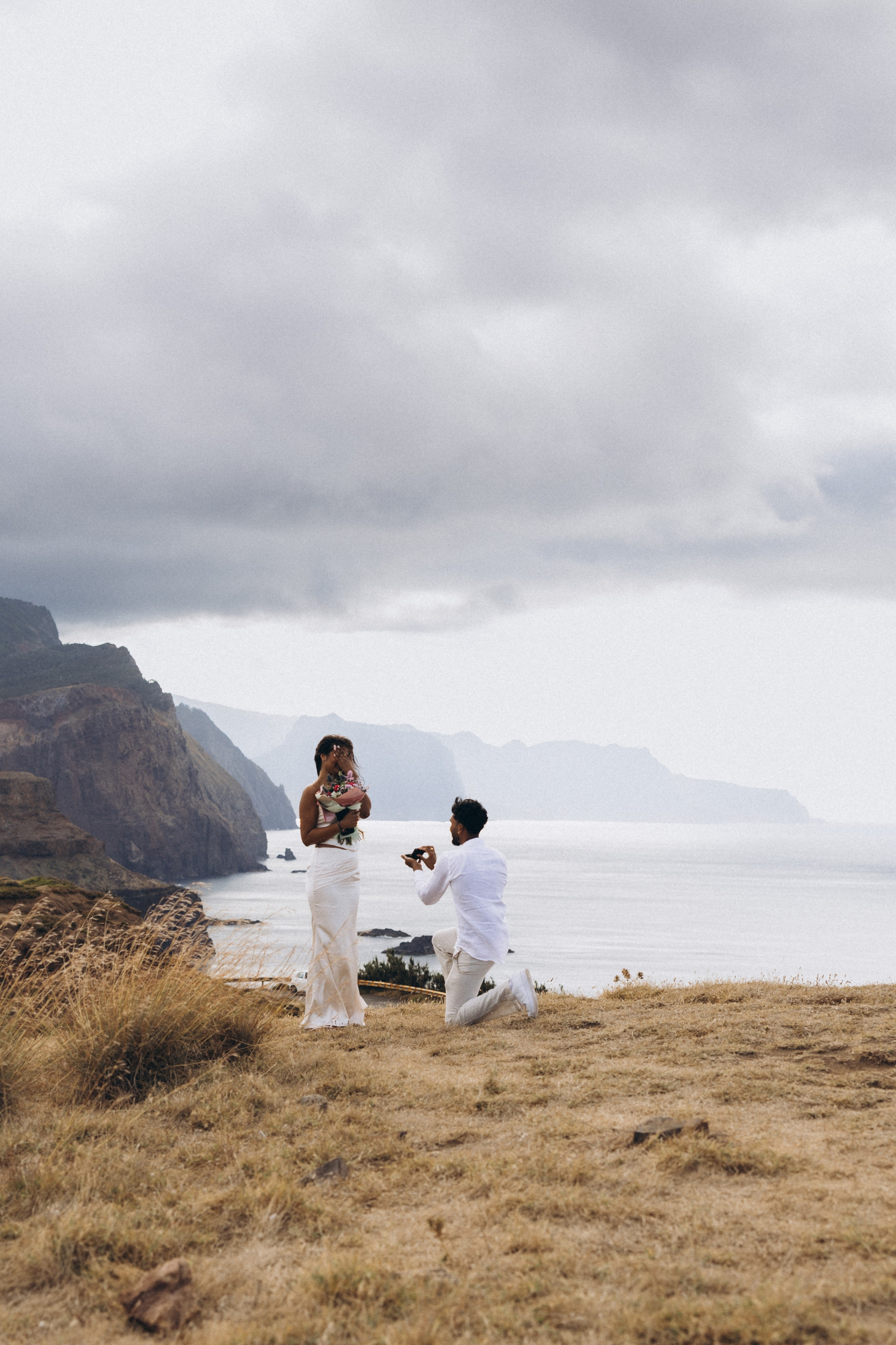 Secret Proposal at Ponta do Rosto, Madeira | Romantic Engagement