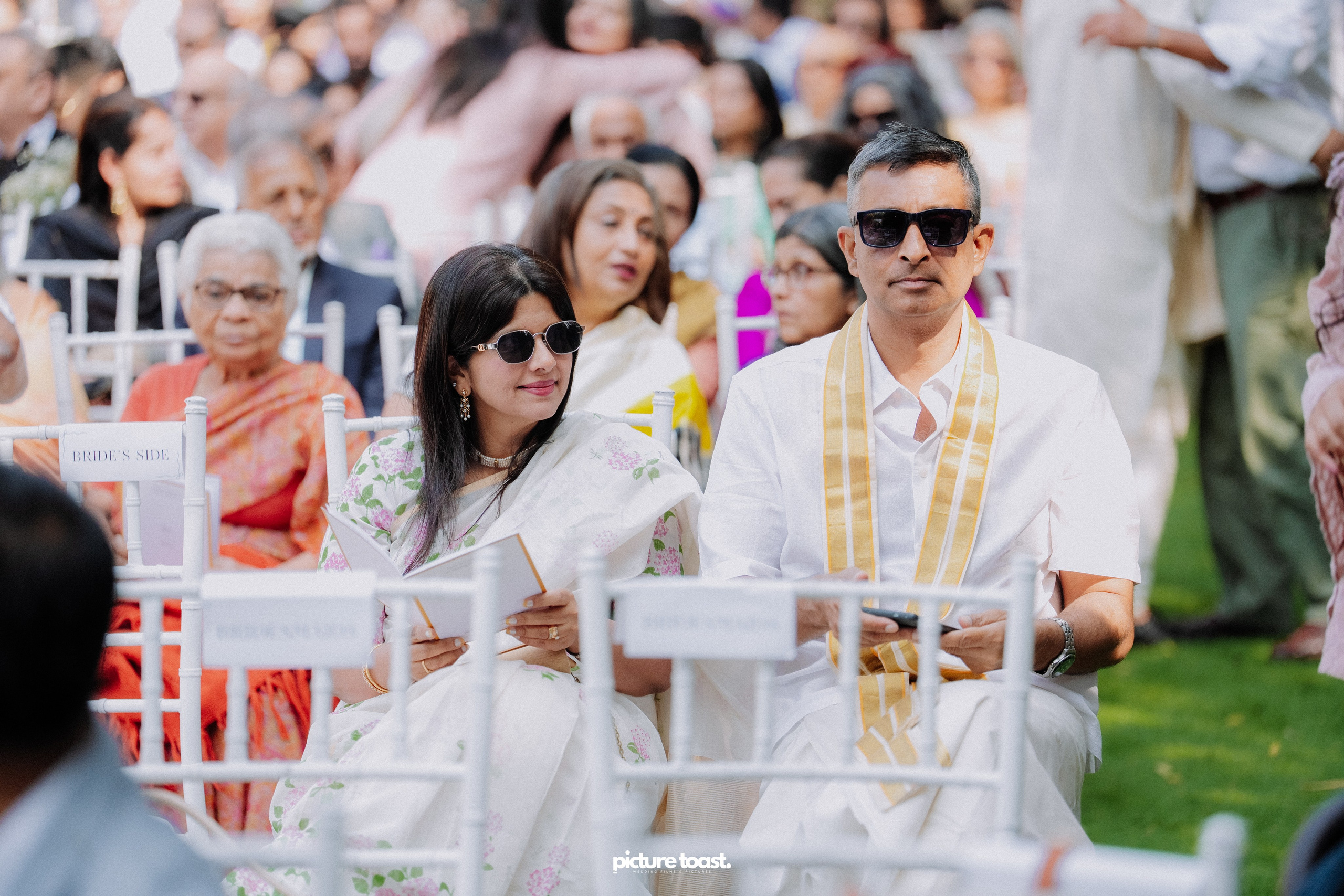 Blessing of Rajiv & Aashna. Fine art Wedding Photographers in India & Canada