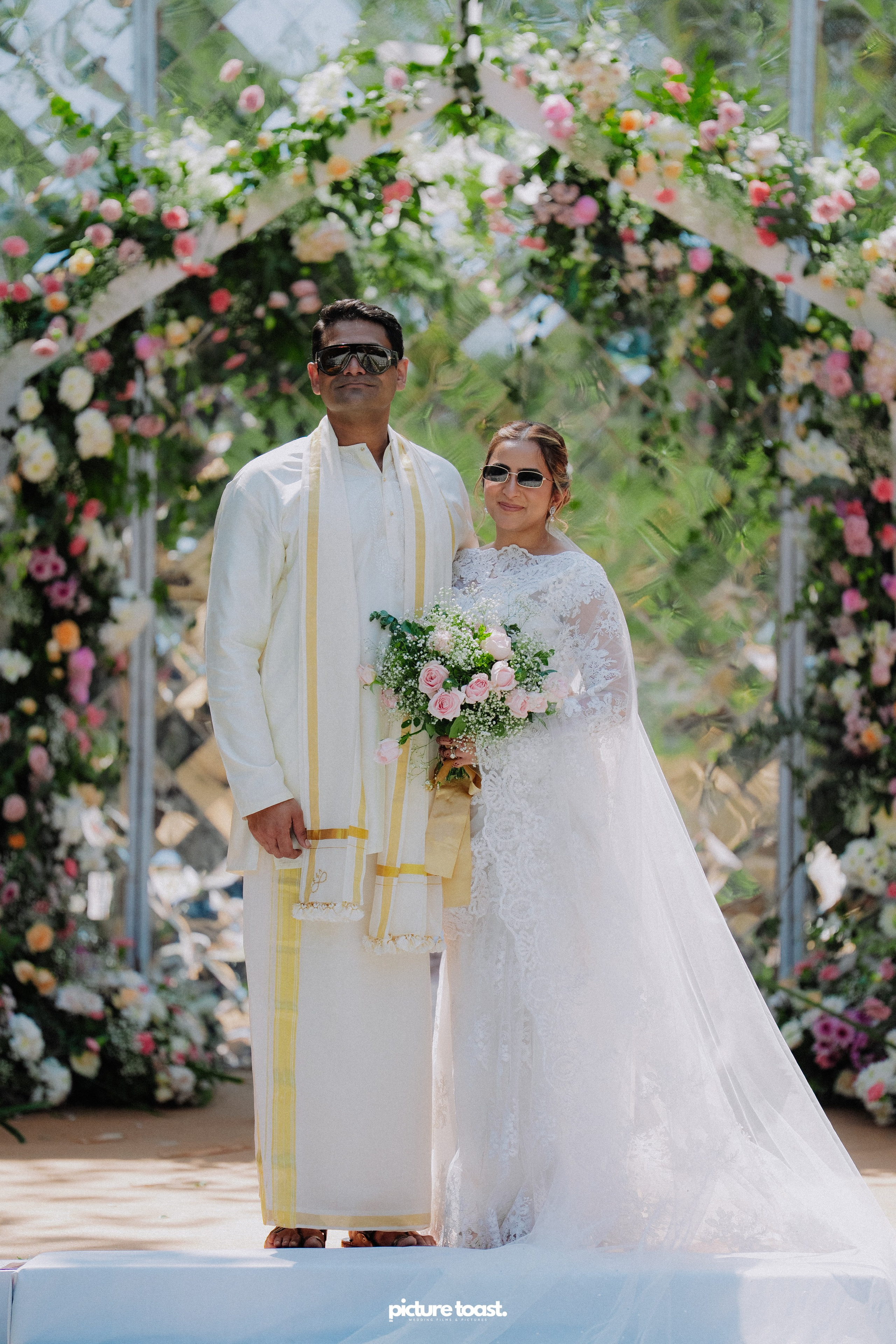 Blessing of Rajiv & Aashna. Fine art Wedding Photographers in India & Canada