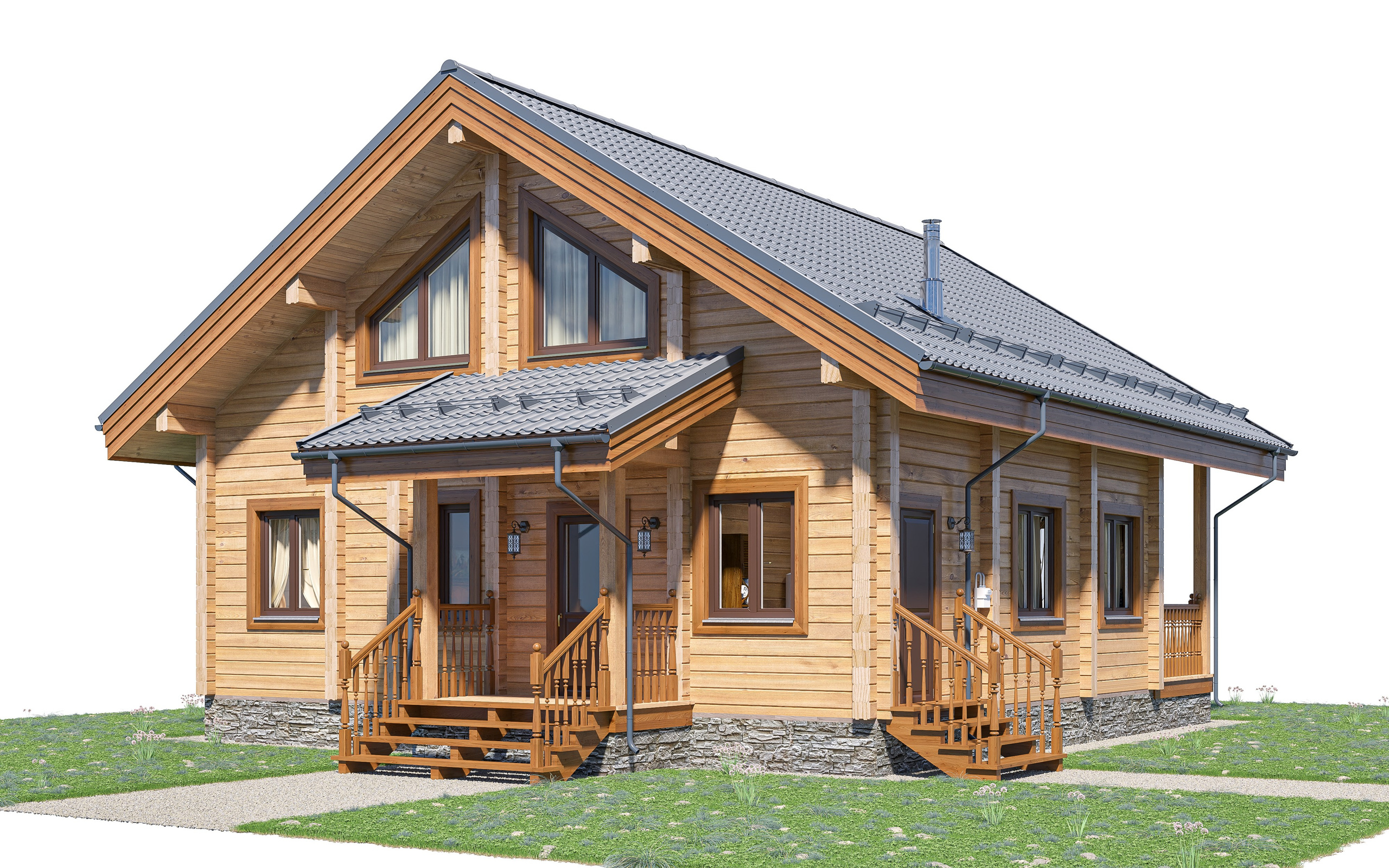 Экстерьер дома. Дизайн и визуализация