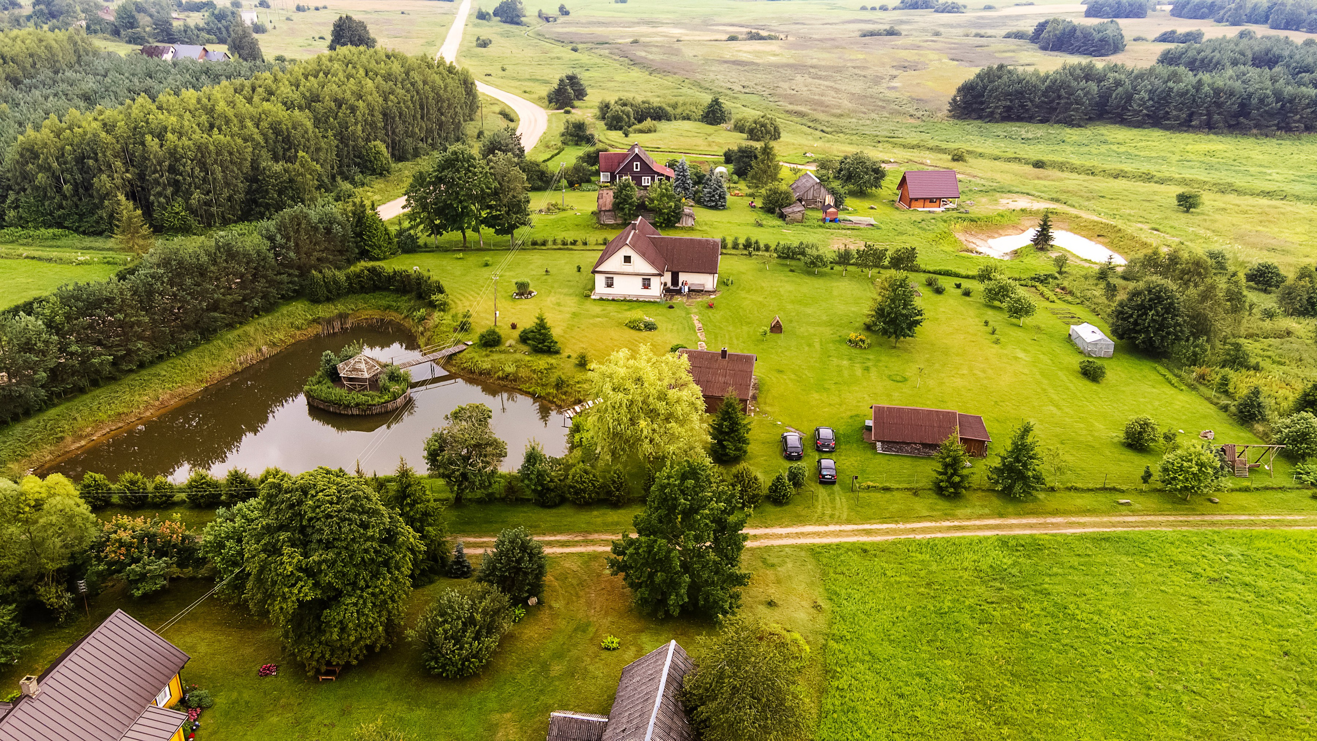 Namo fotografavimas su dronu Vilniuje