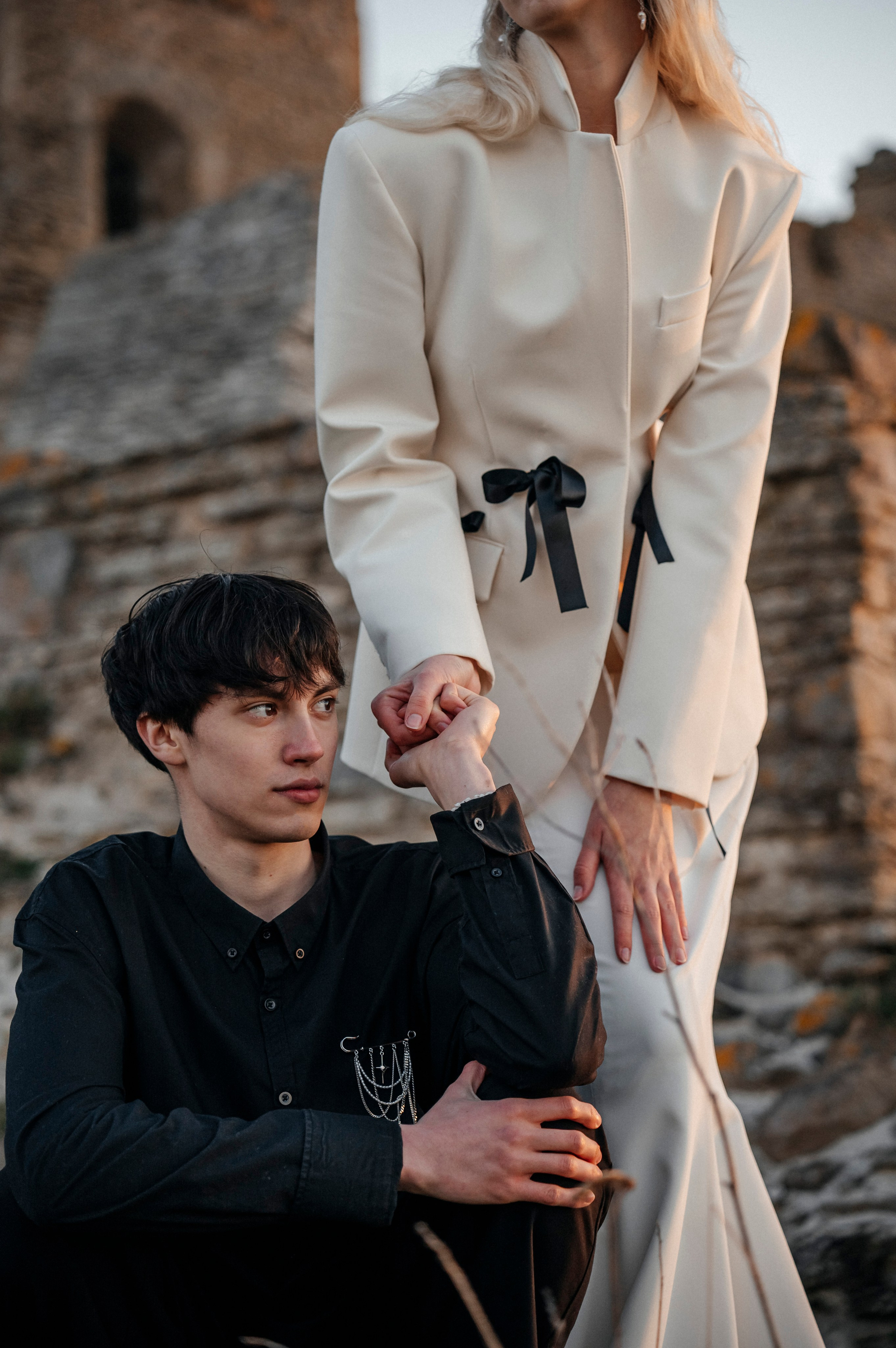 В замке у моря. Фотограф Таллинн — свадьба |семья | lovestory