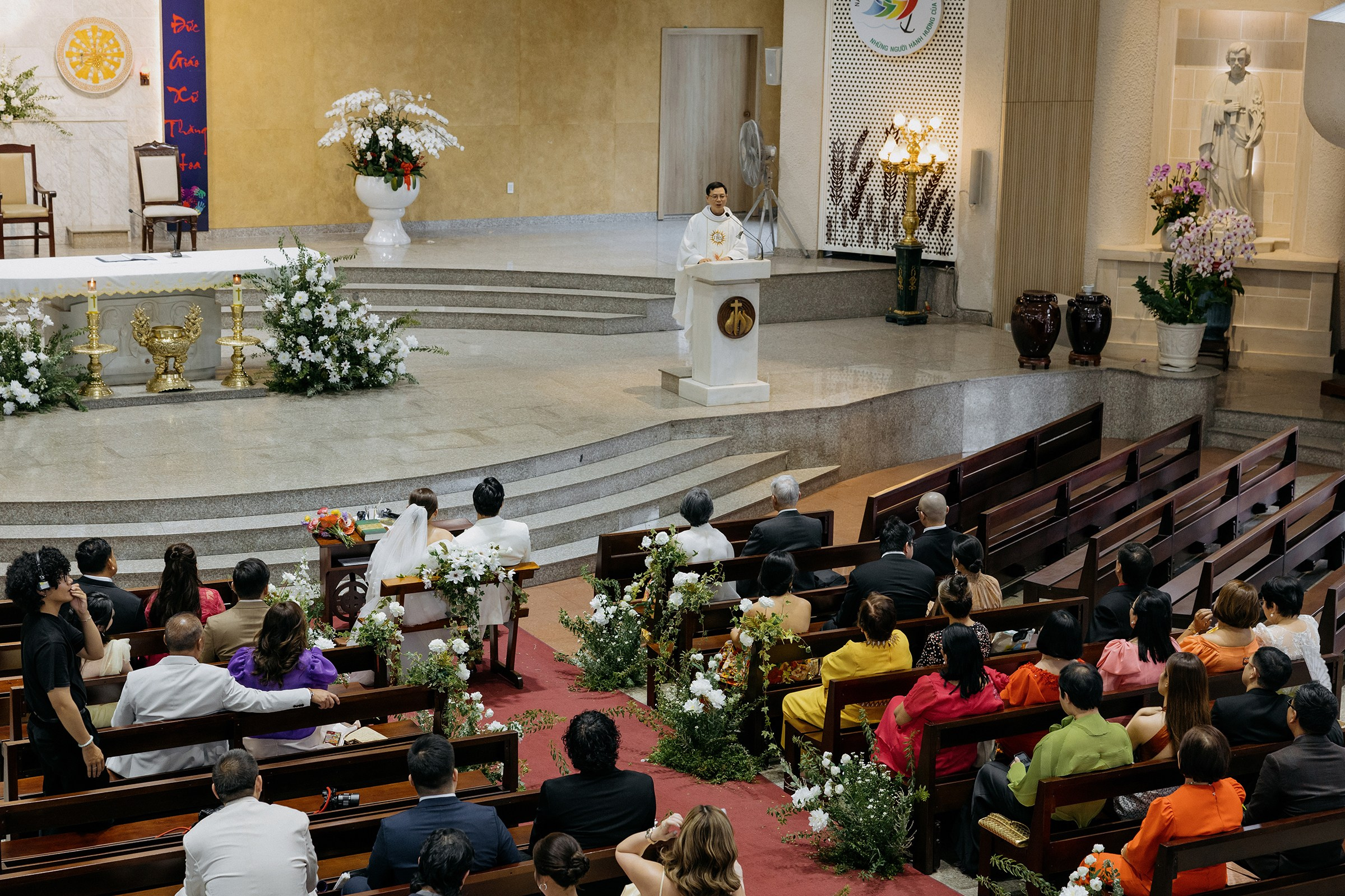 Church Wedding / Nica & Xavier. Nhiếp ảnh gia đám cưới hàng đầu tại Thành Phố Hồ Chí Minh