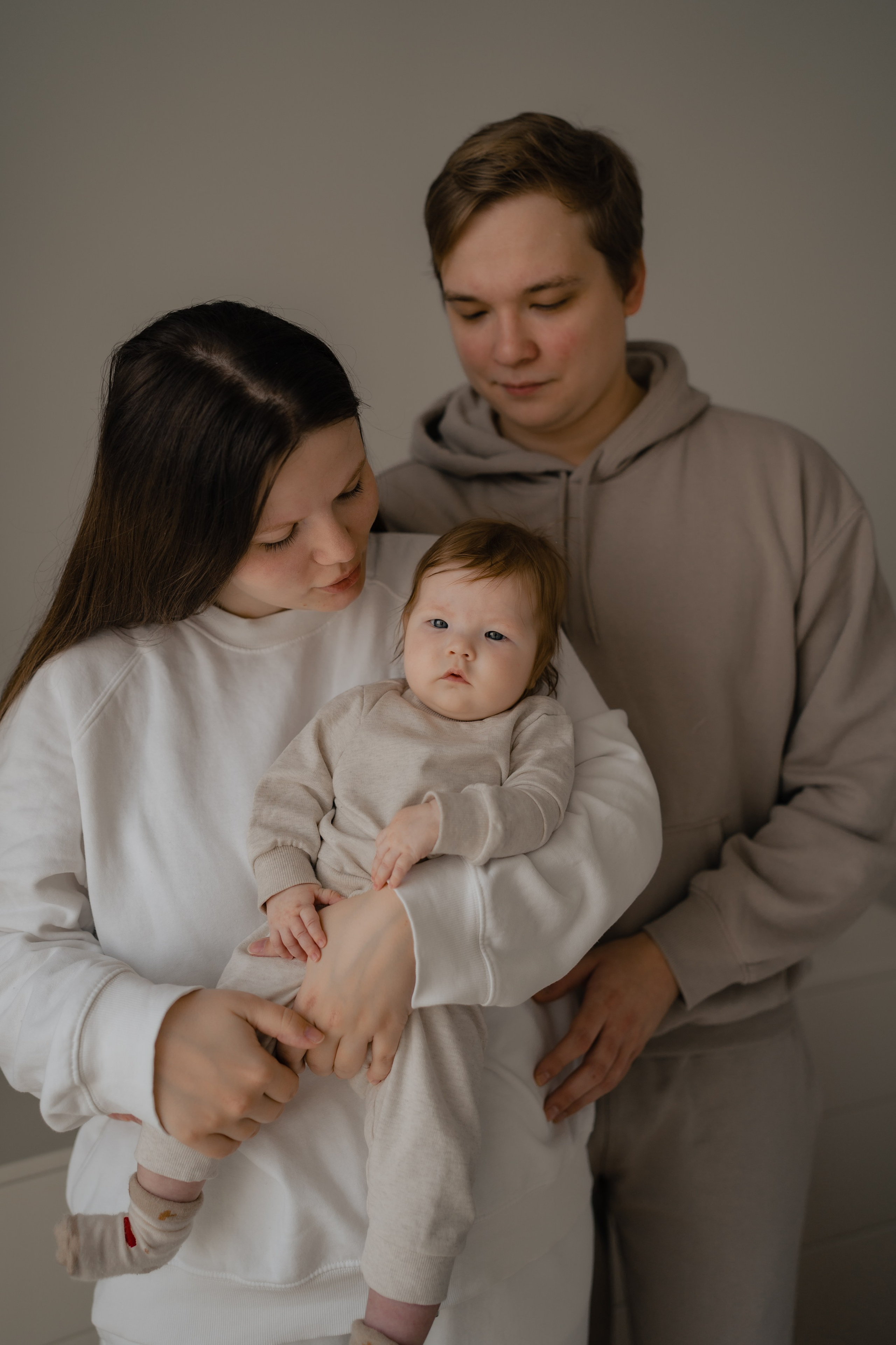 Семейная с младенцем. Фотограф Москва Ларина Юлия