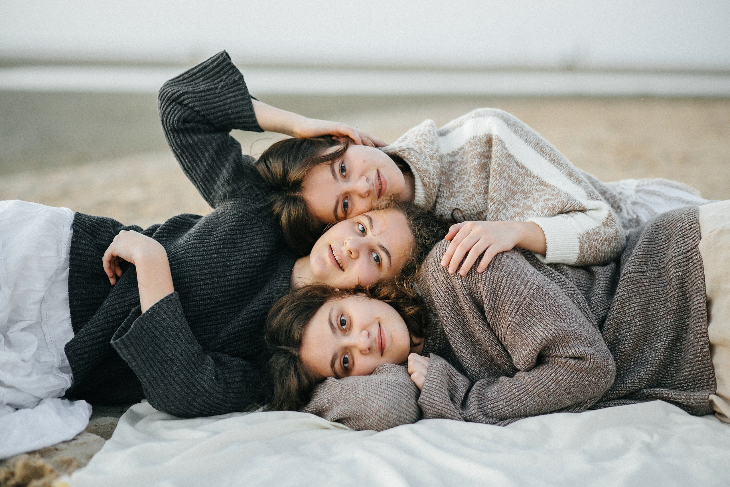 3 sisters Netanya. Family photographer in Israel