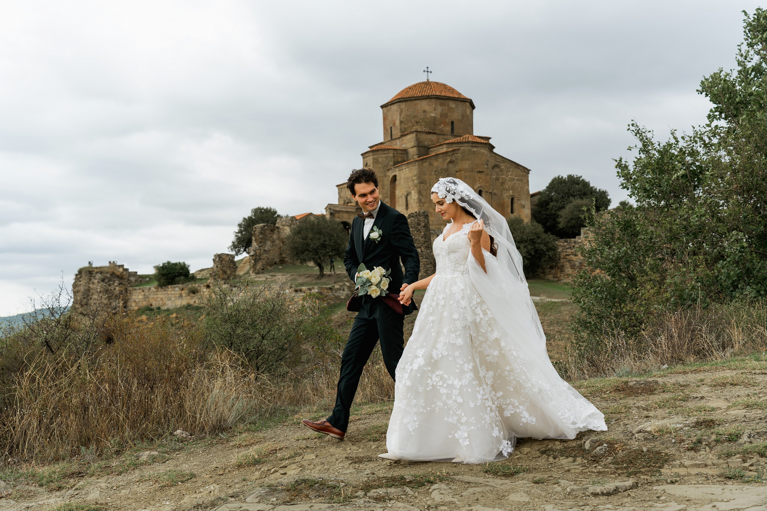Church wedding in Mtskheta. Wedding Photographers and Film Maker in Georgia, Armenia Maks Kovalenko and Lara Tatosyan