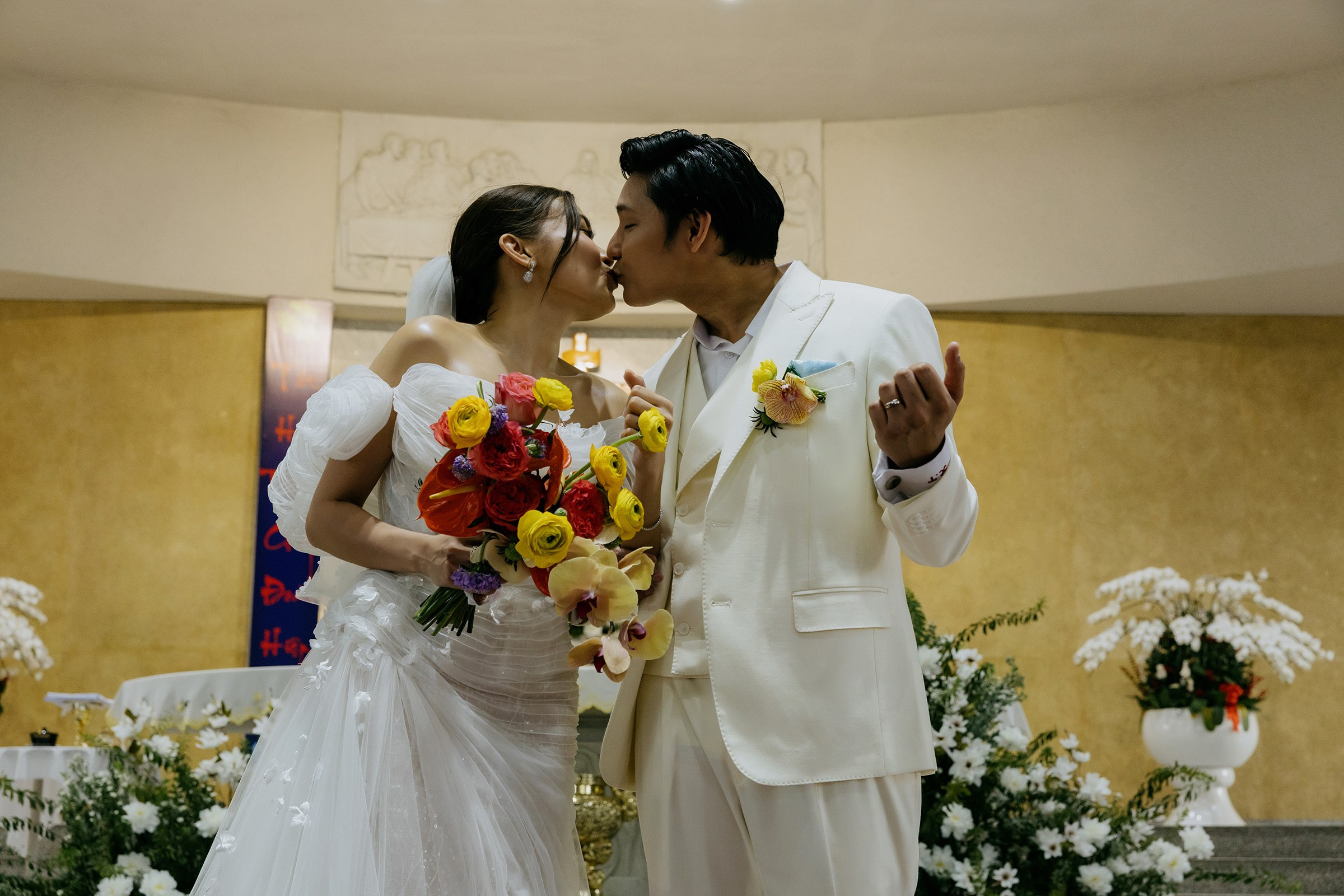 Church Wedding / Nica & Xavier. Nhiếp ảnh gia đám cưới hàng đầu tại Thành Phố Hồ Chí Minh