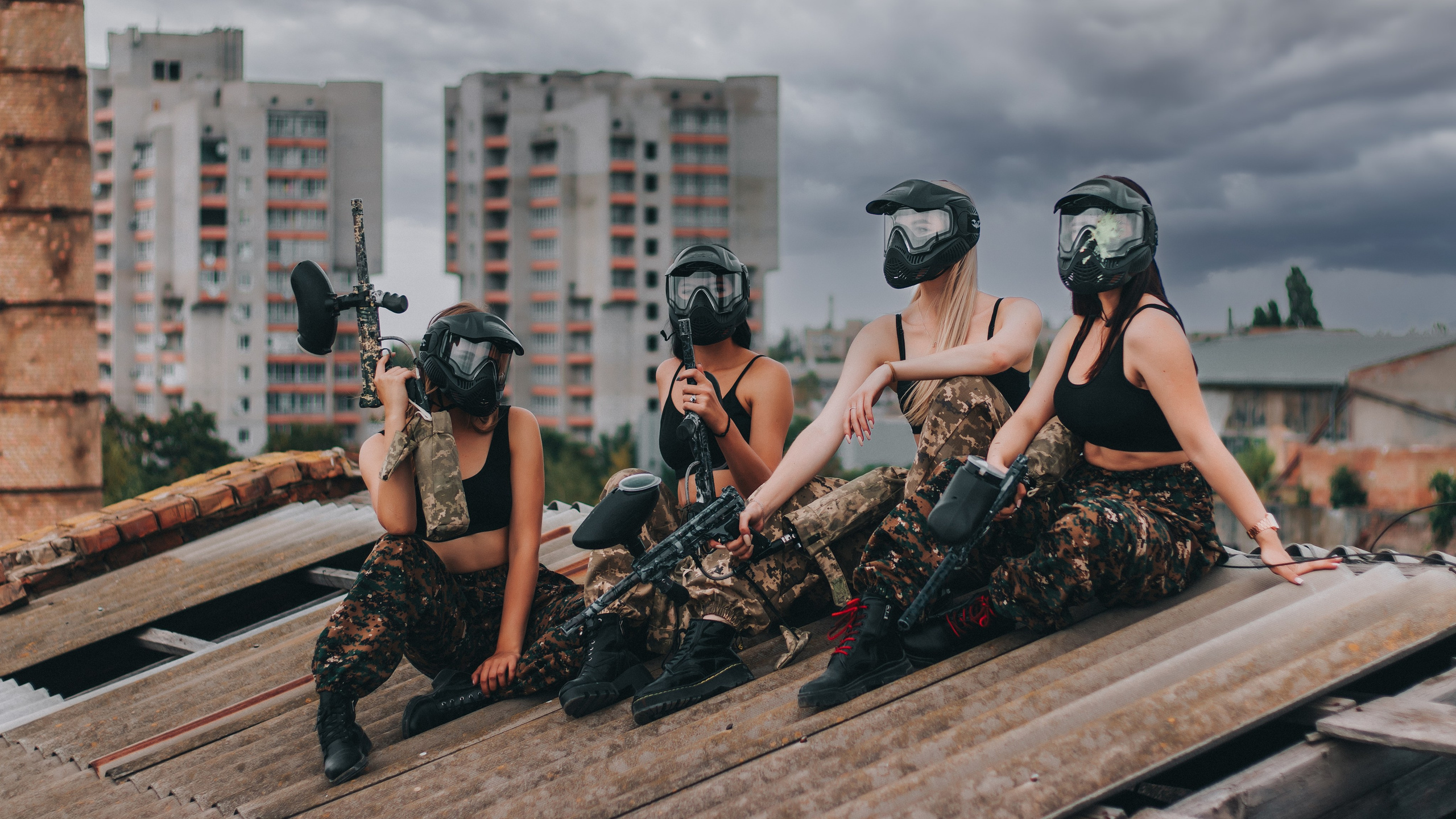 Рекламна зйомка для пейнтбольного клубу. Фотограф | Відеооператор Нікополь Олег Ісаченко