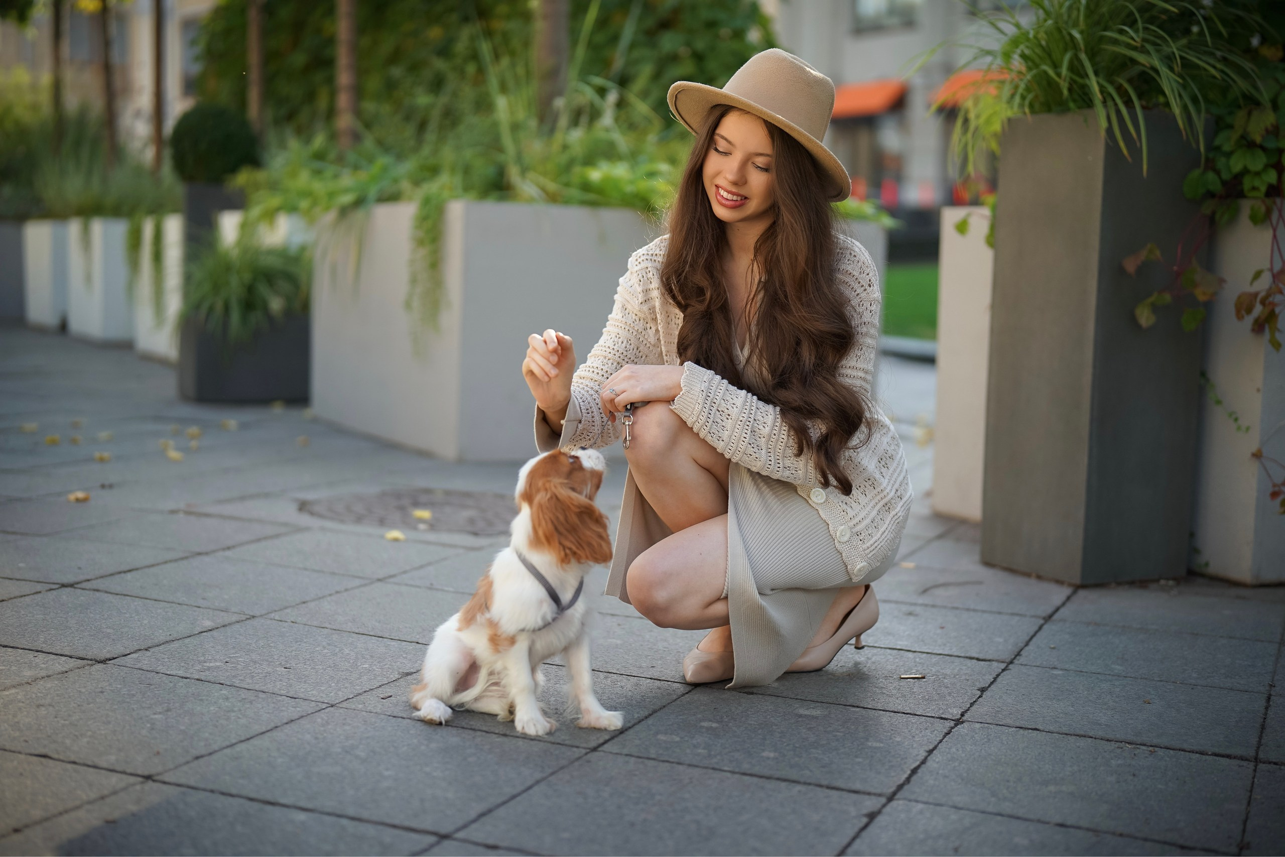 Девушка со щенком. Ваш фотограф Tetiana Kolos, найду самый удачный ракурс и словлю момент