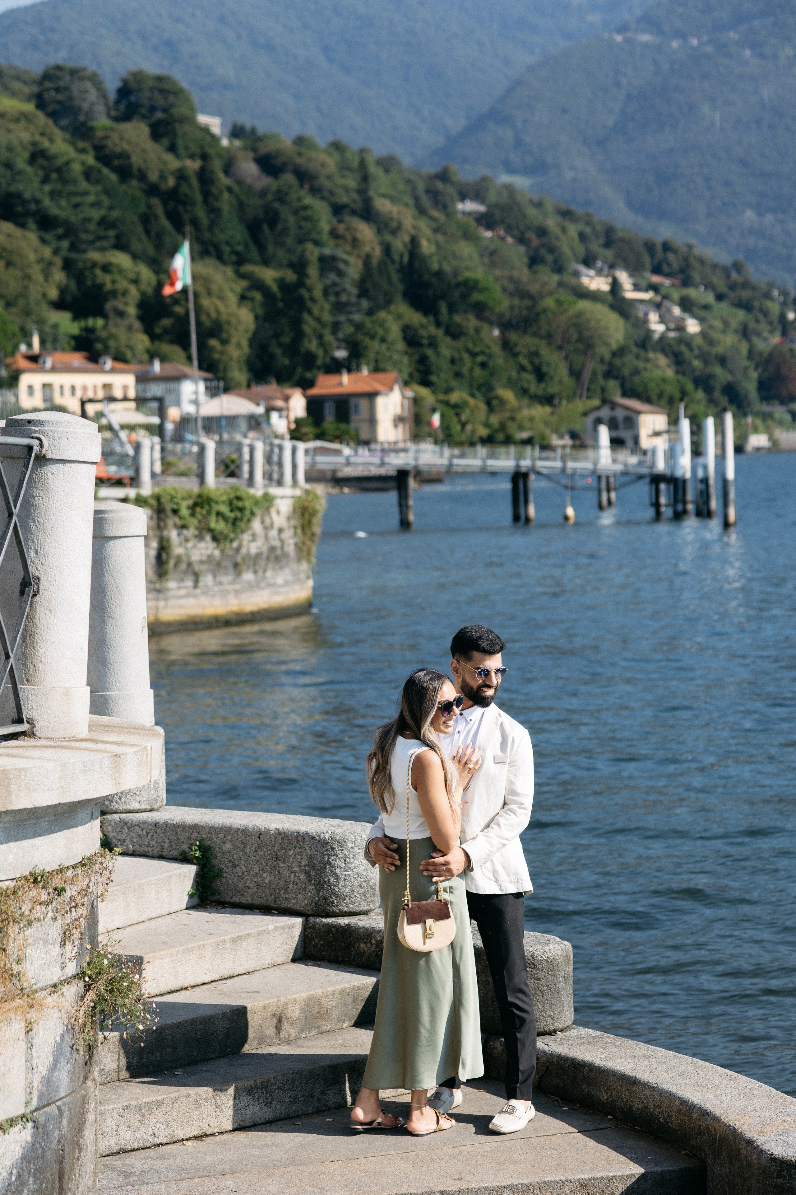 She said yes 💍. Wedding photographer in Italy