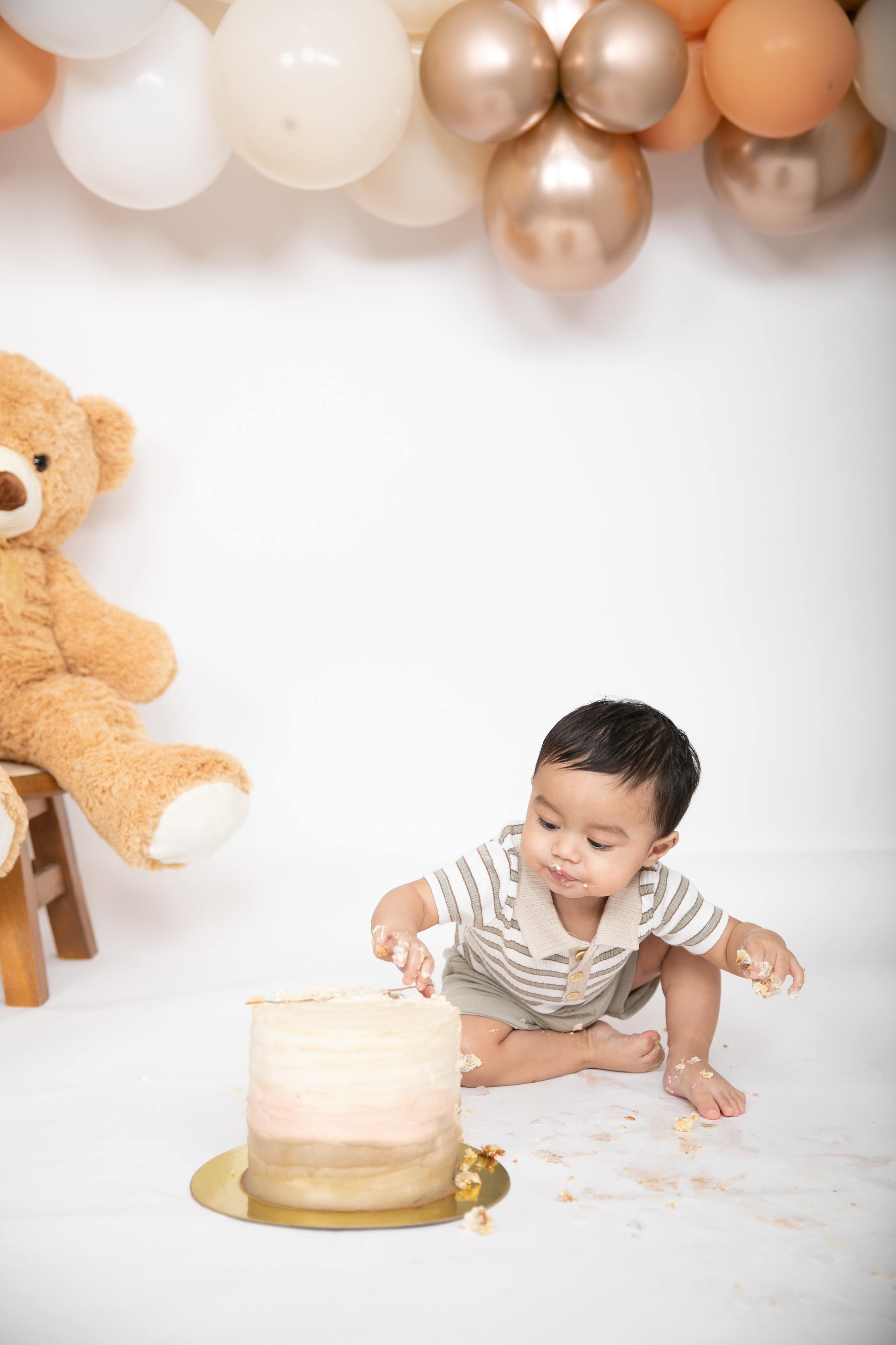 1st Cake Smash. Fotografía accesible en Calgary