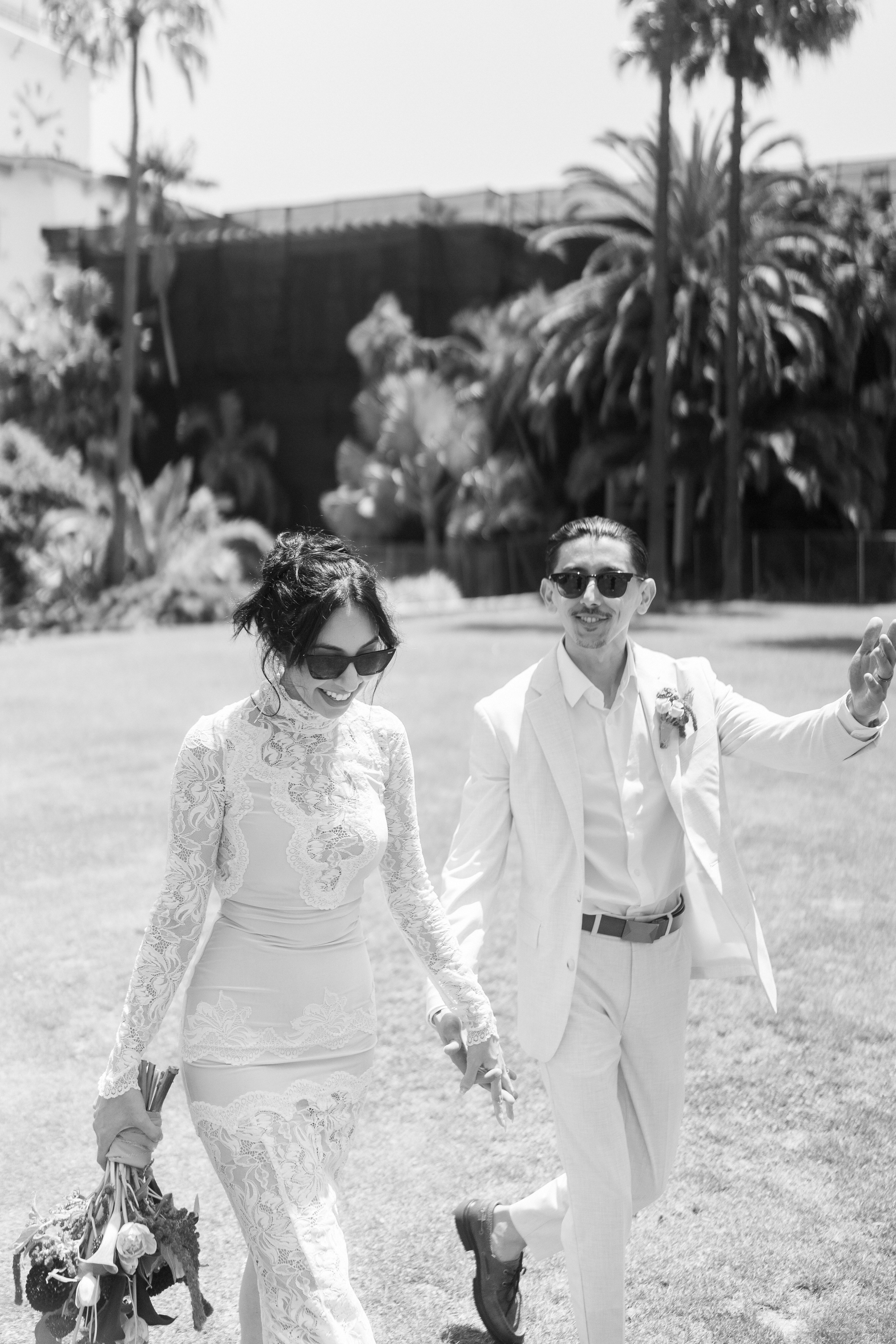 Intimate Wedding in Santa Barbara. Wedding Photography & Videography Team in California, Los Angeles, San Francisco, San Diego and Travel