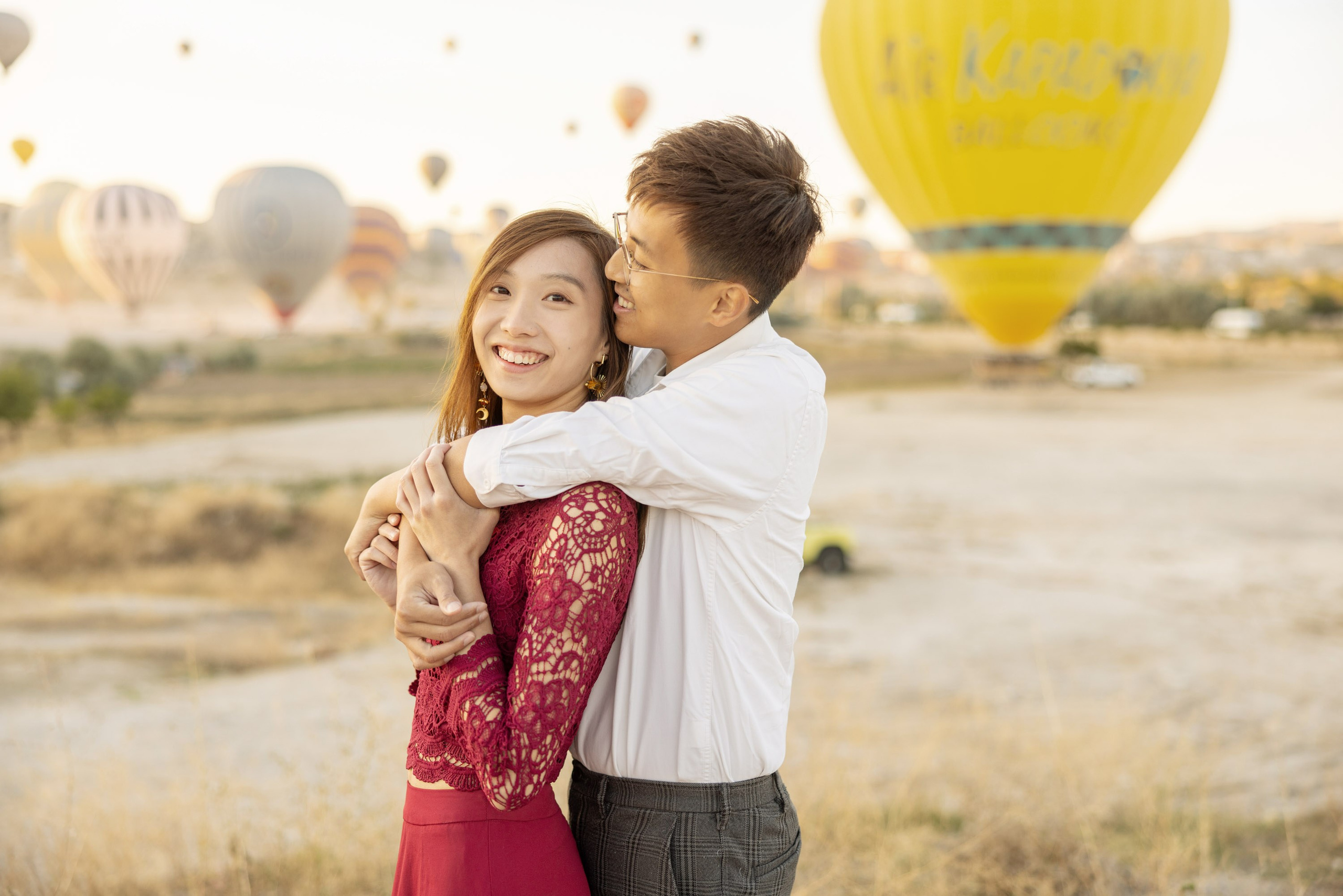 Couple photo shoot in Cappadocia. Julia Ganch I Fashion Wedding Photography I Cappadocia Turkey