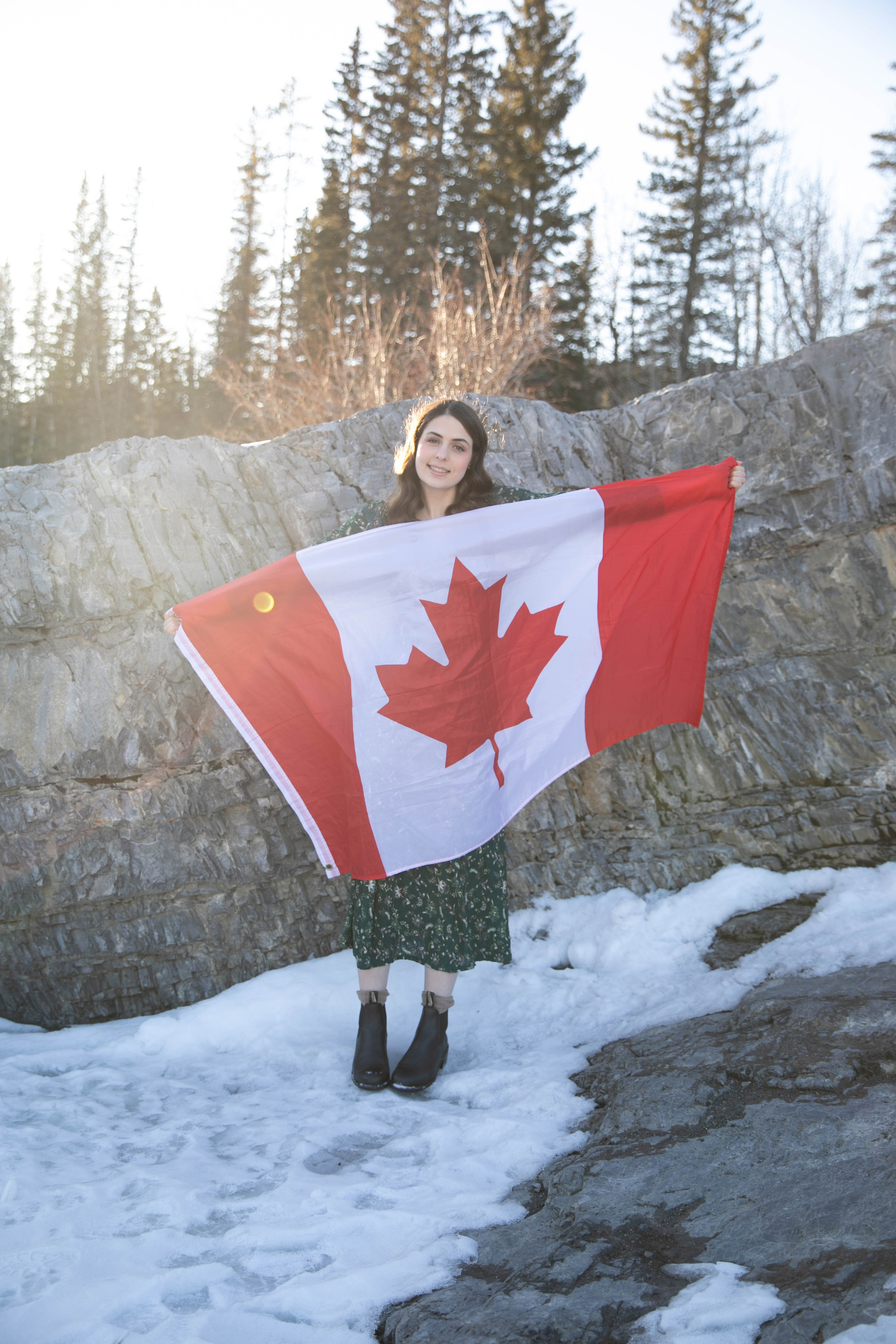 Emily Koller — Elbow Falls. Fotografía accesible en Calgary