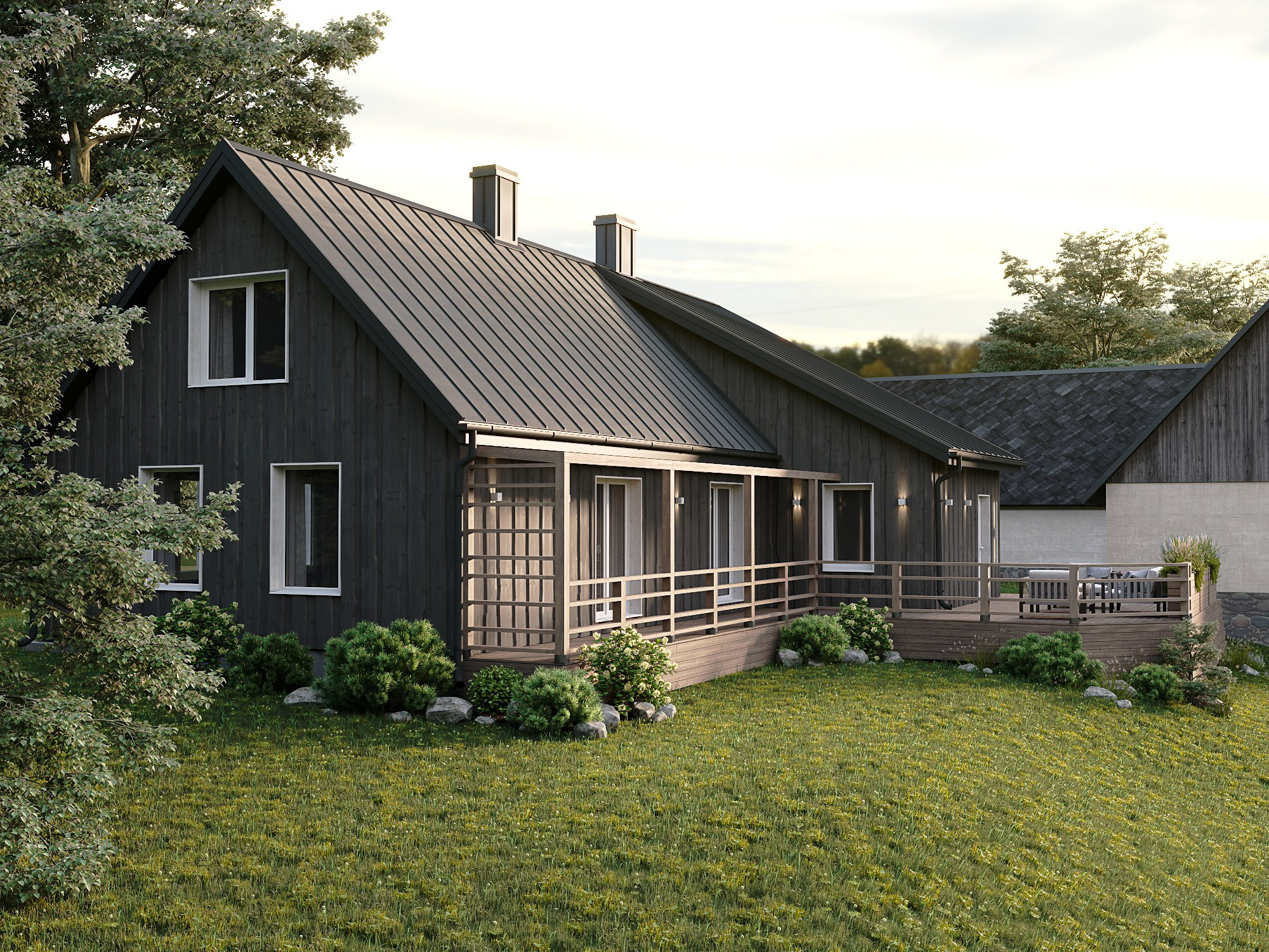 MĀJAS FASĀDE ŠEDERE. Ivainteriordesign.com