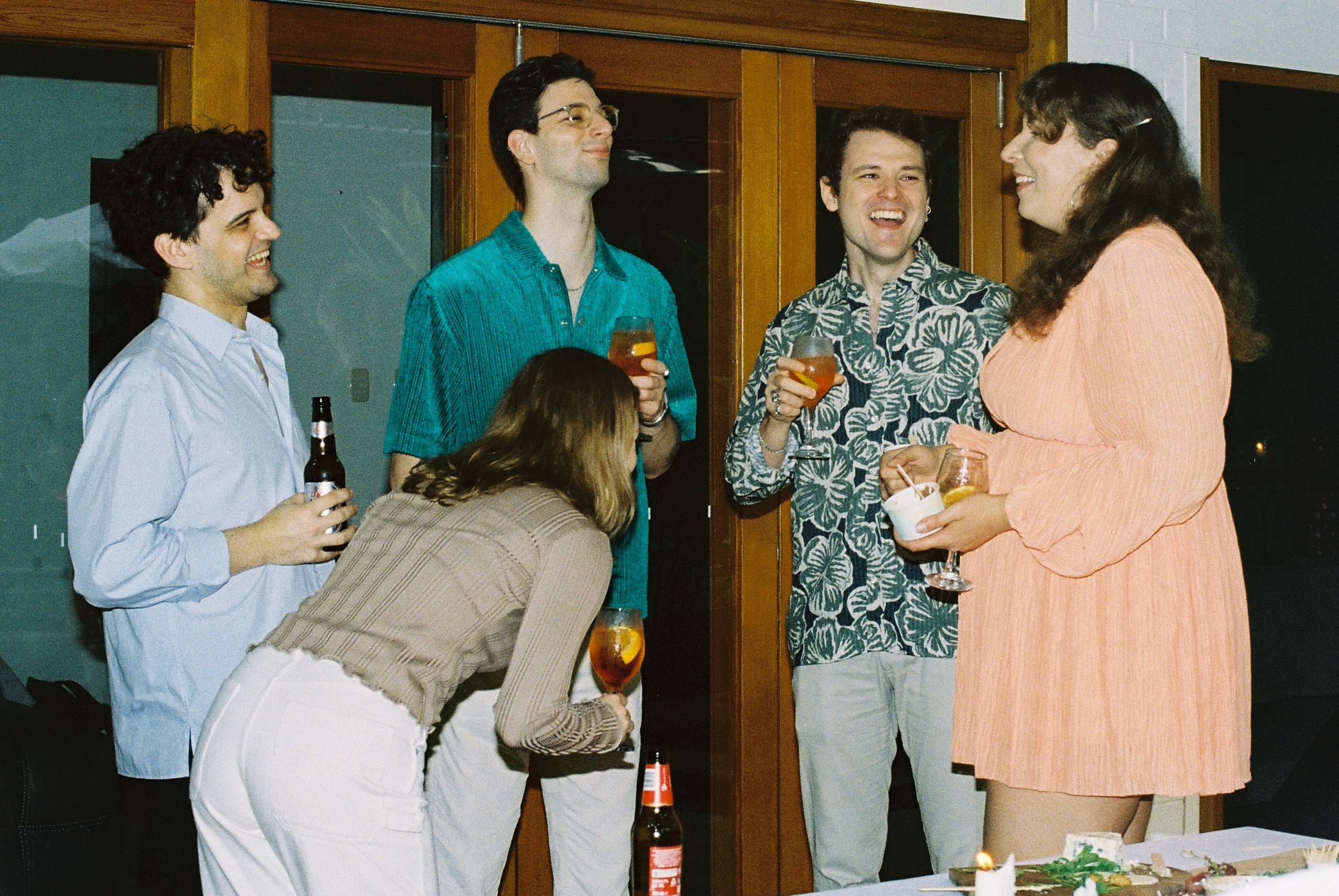 Engagement Party. Film portrait photographer