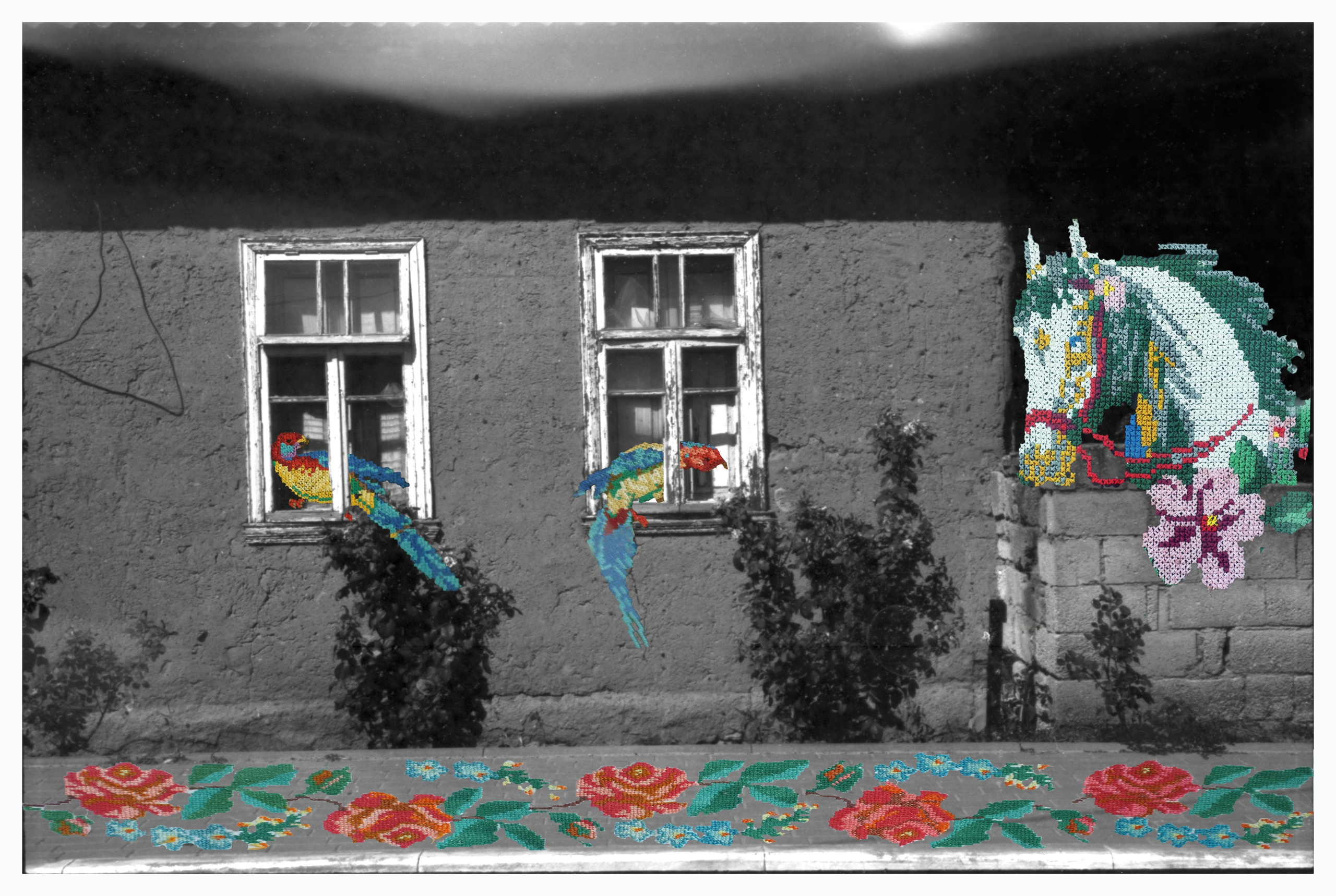 Patterns of the village of Gaidar. Natalia Parfenova visual artist film photographer