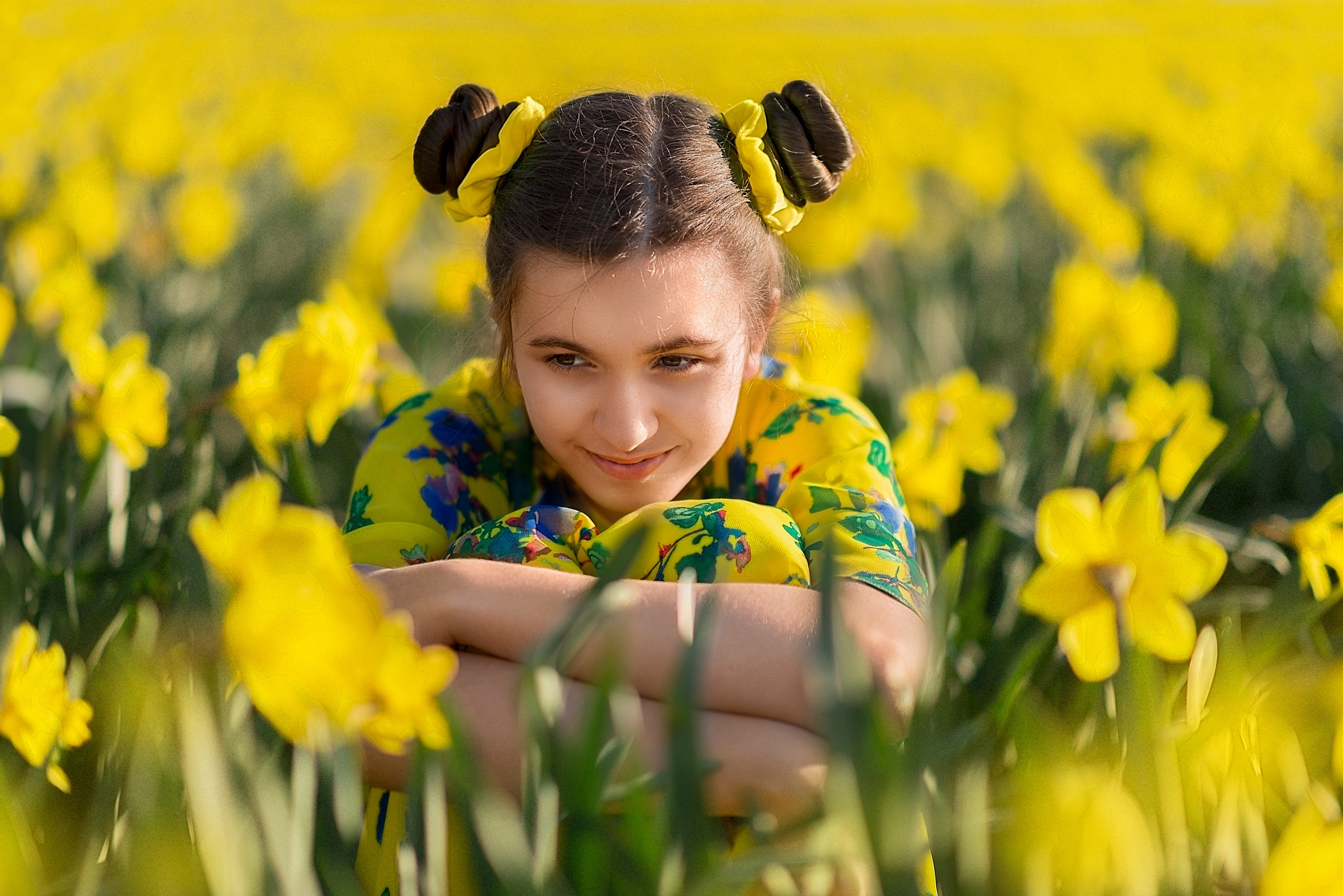 Daffodils. Wedding & portrait photography in the Seattle Area. Helen Michelle photographer