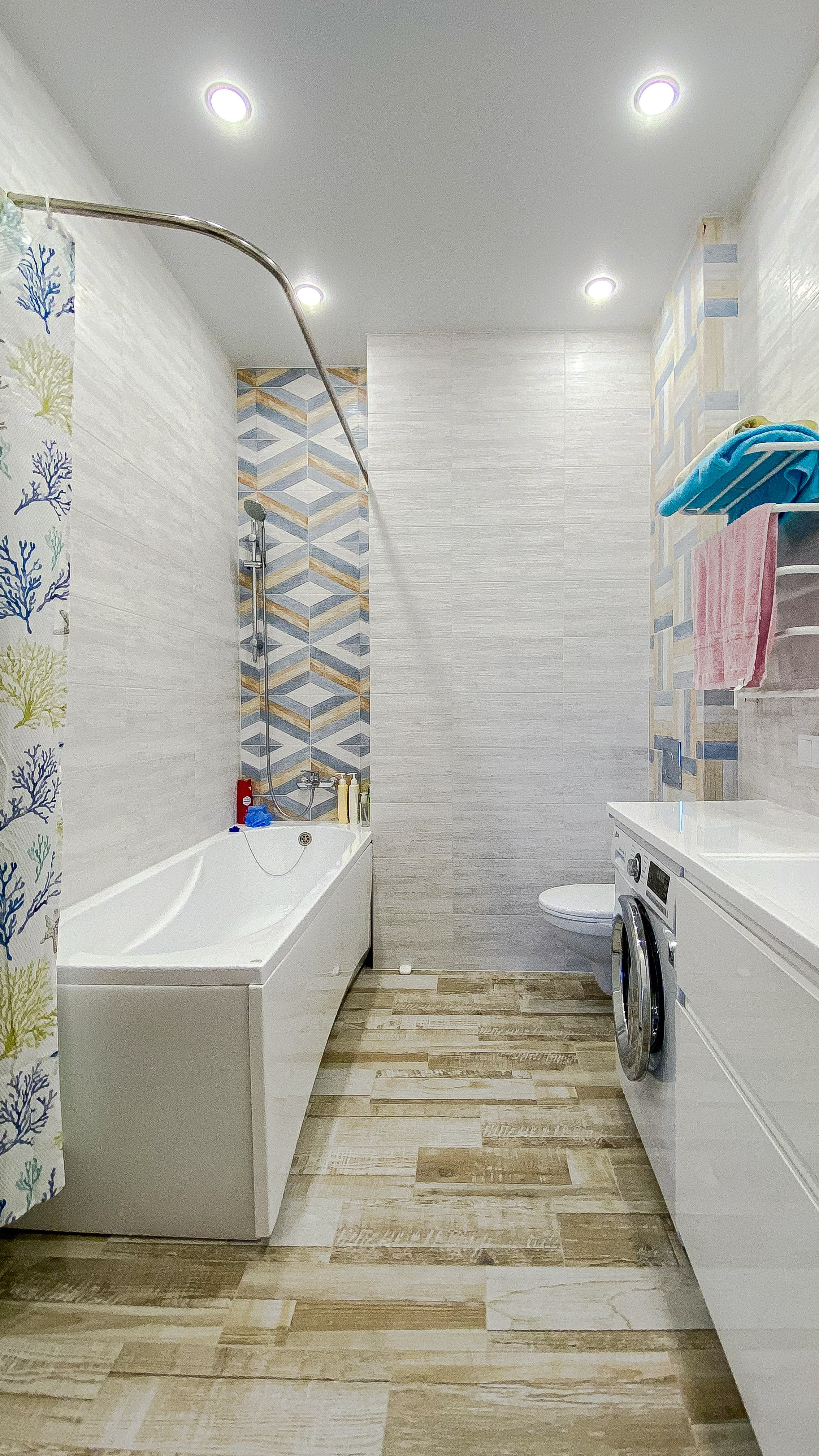 The apartment is 98 m2. Fotograf Dmitrii Donets