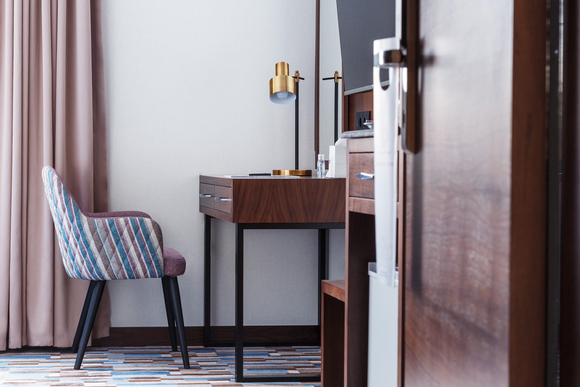 Photographing the interiors of hotels in Tashkent, Uzbekistan