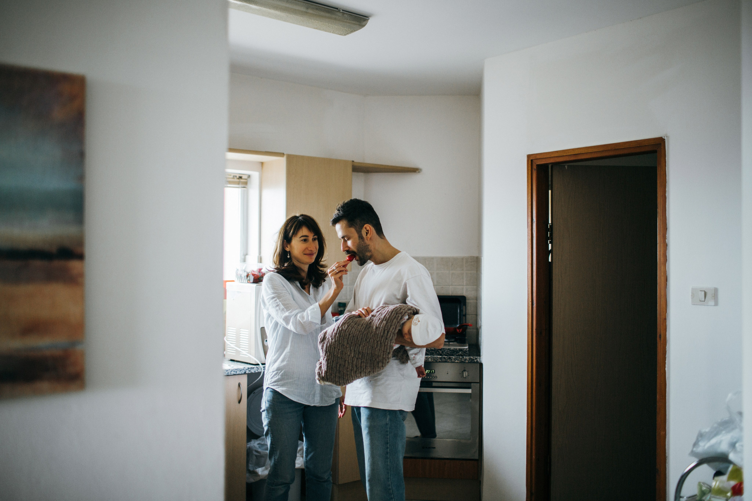 Sweet home / Ayala 3 month. Family photographer in Israel