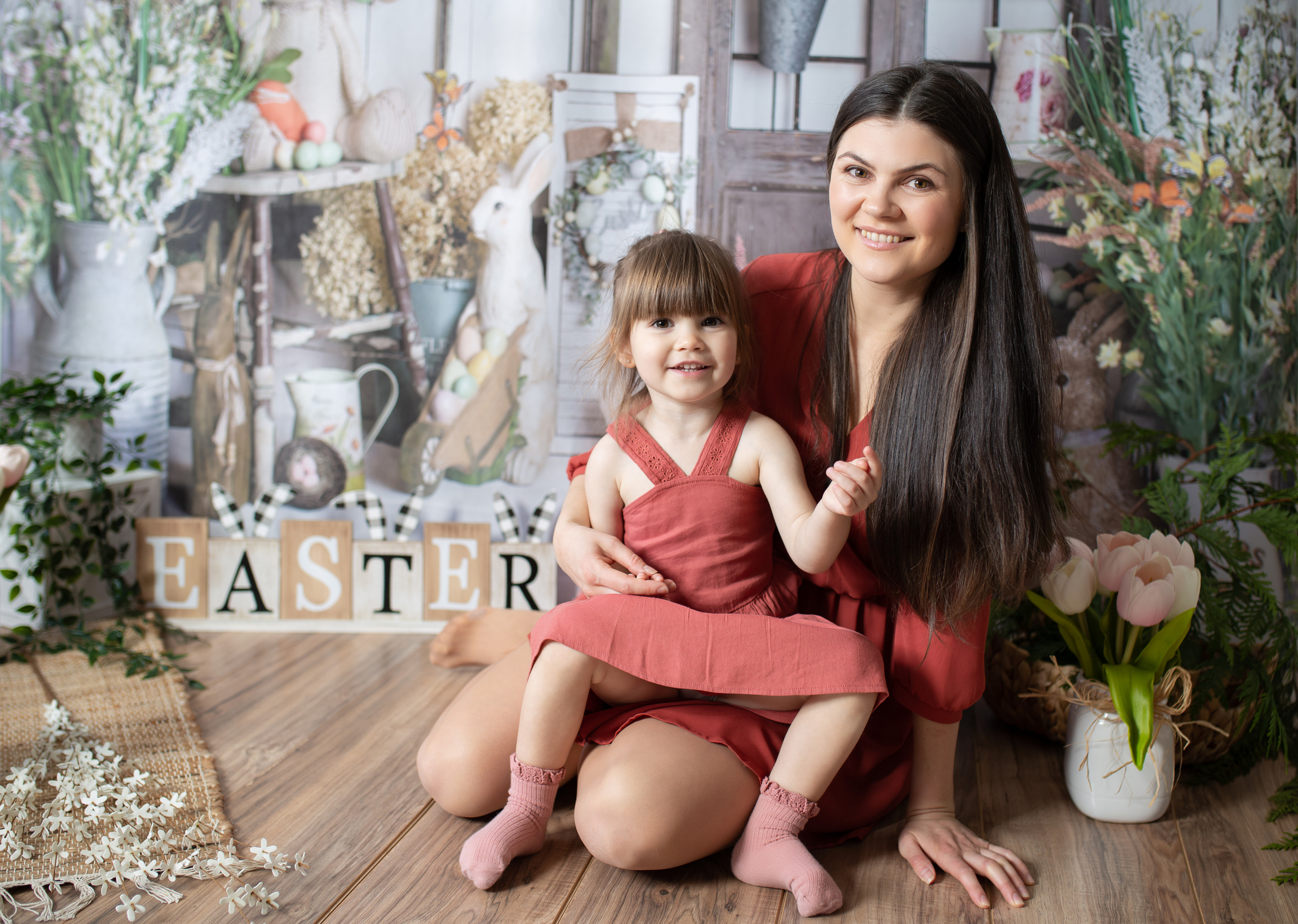 Easter photoshoot. YuAnna studio. Family & Kids Photographer in Seattle area, located in