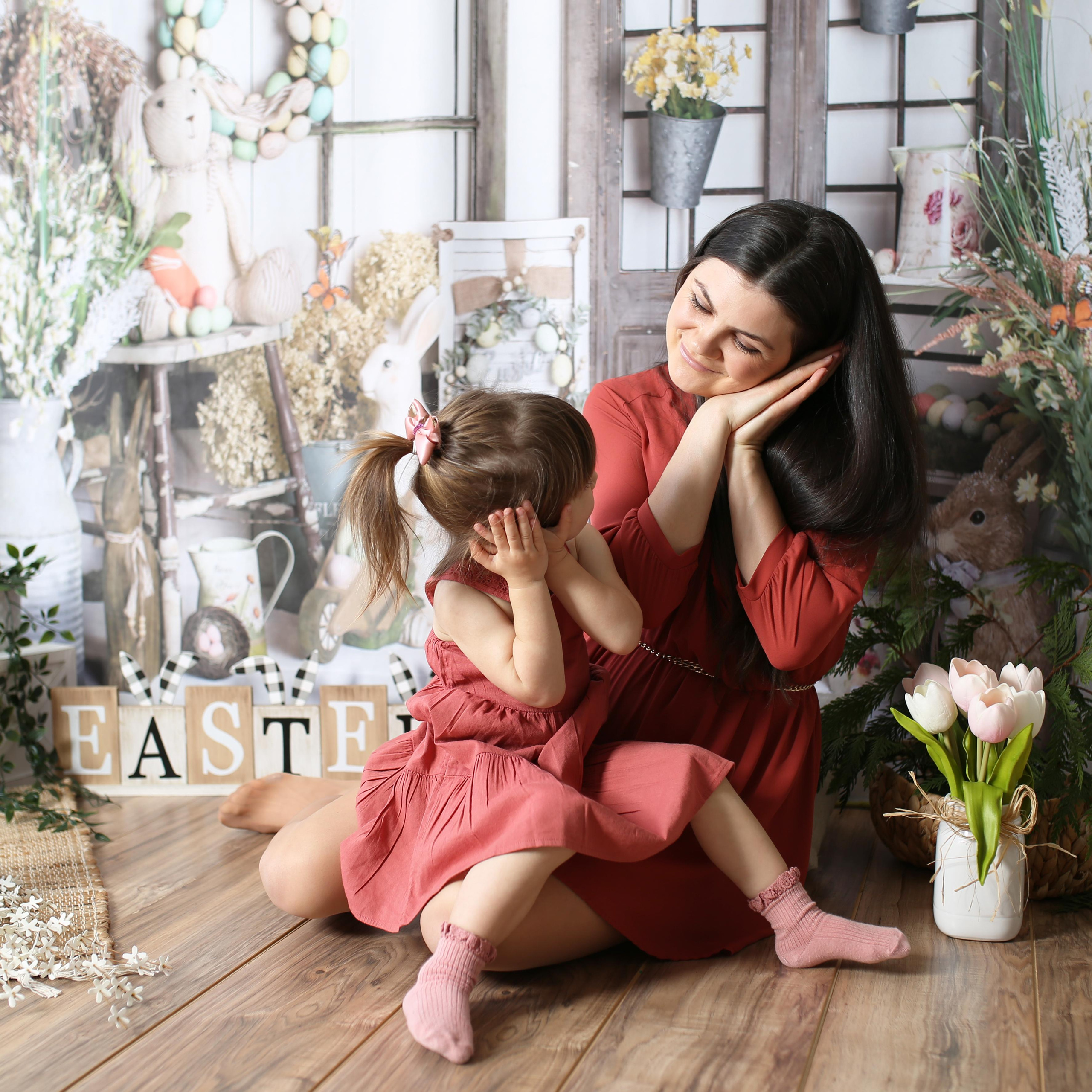 Easter photoshoot. YuAnna studio. Family & Kids Photographer in Seattle area, located in