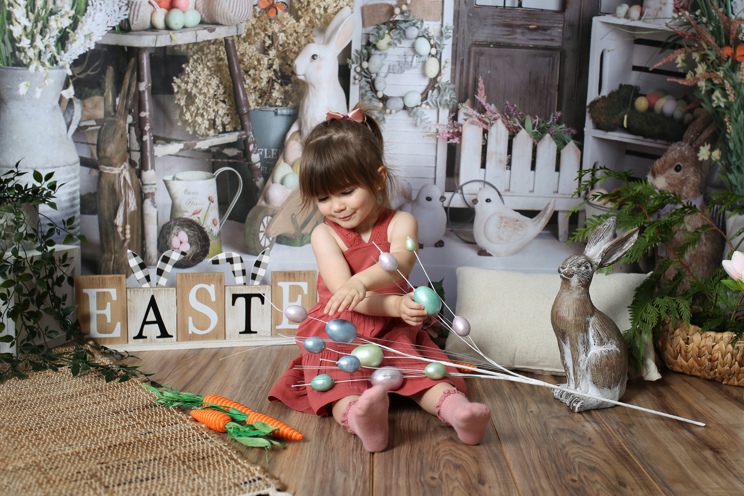 Easter photoshoot. YuAnna studio. Family & Kids Photographer in Seattle area, located in