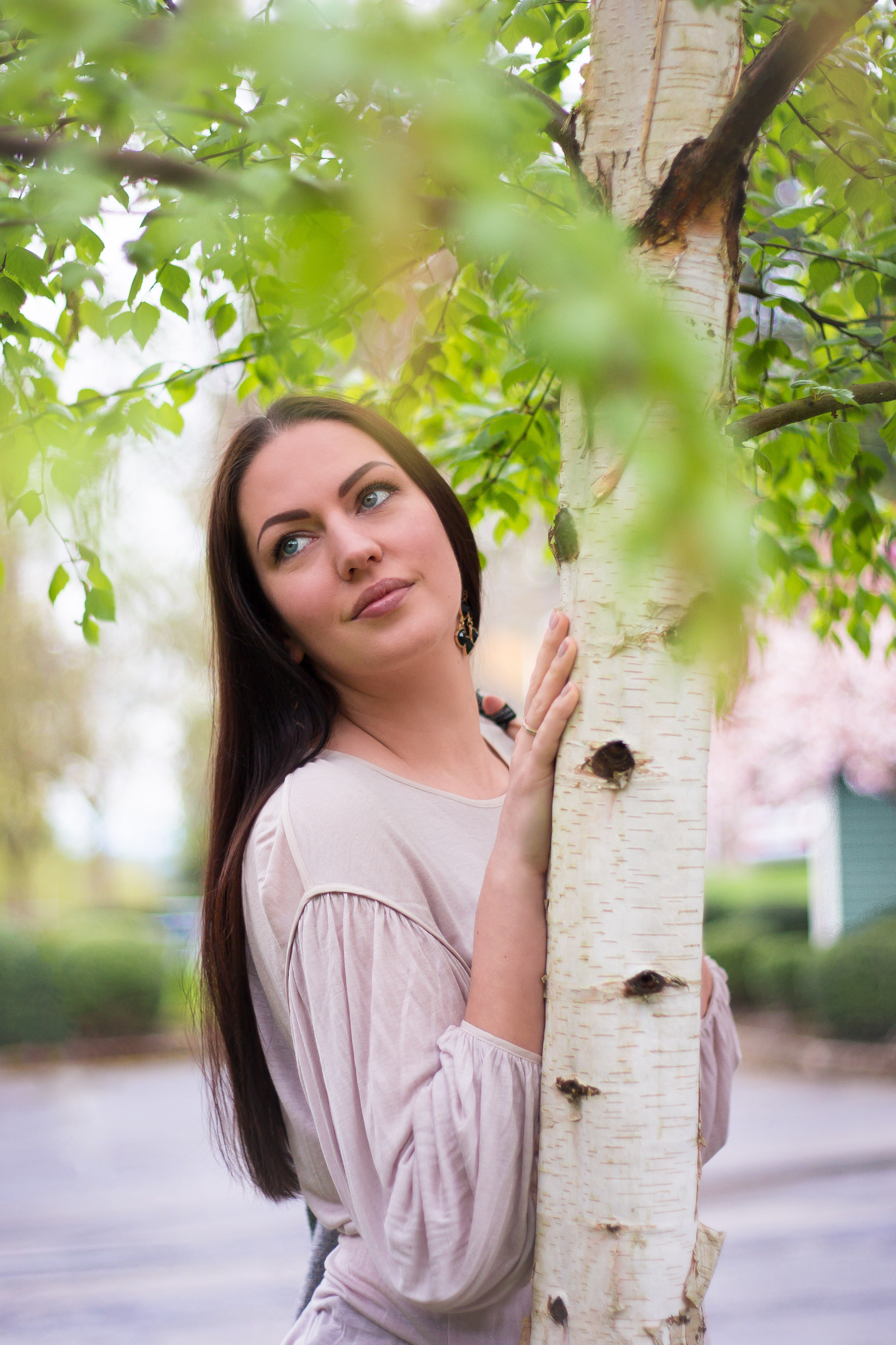Cherry blossoms. YuAnna studio. Family & Kids Photographer in Seattle area, located in