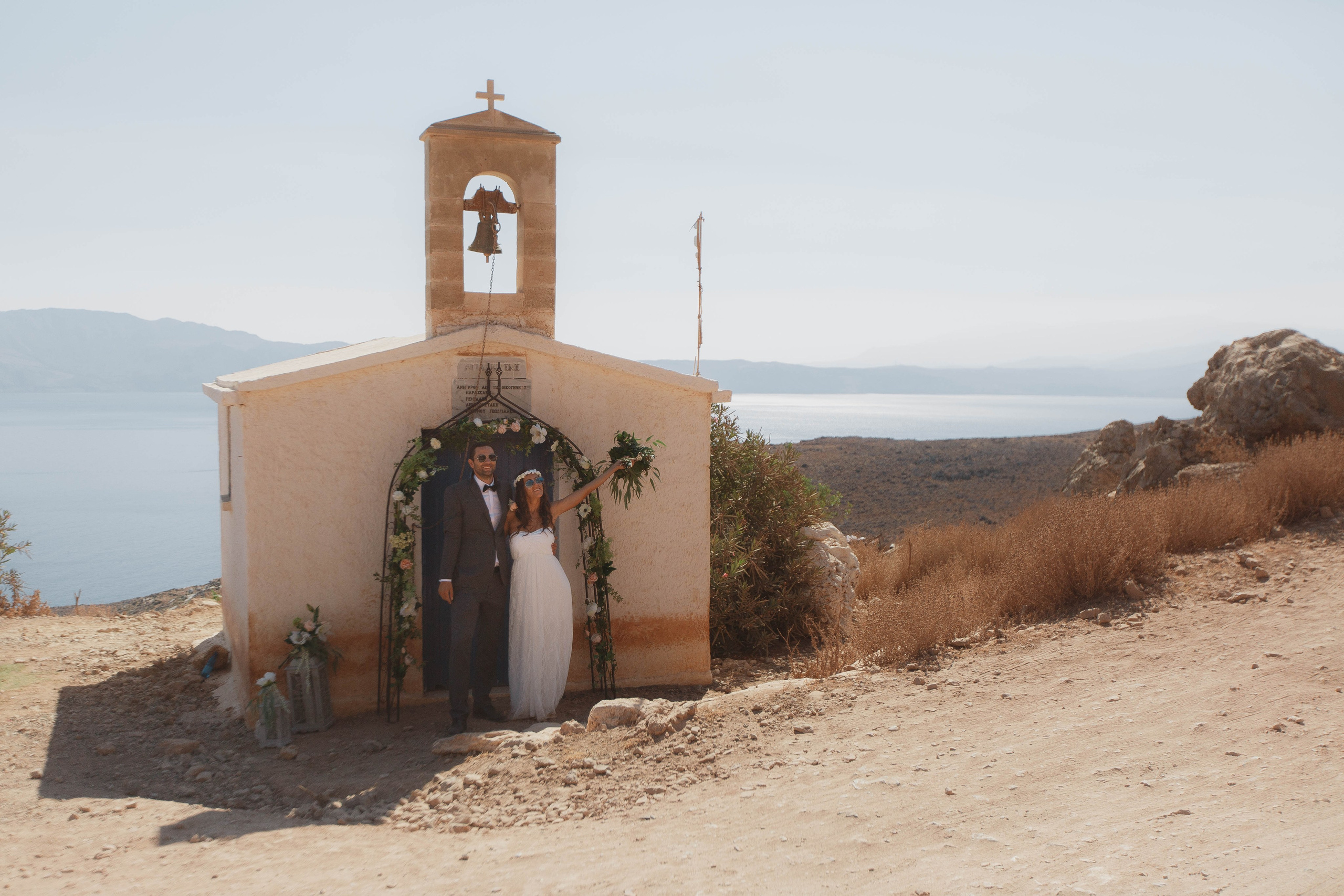 Marino & Steffi, Crete. Denny Savon — Photographer in Santorini | Weddings, Love Stories & Flying Dress