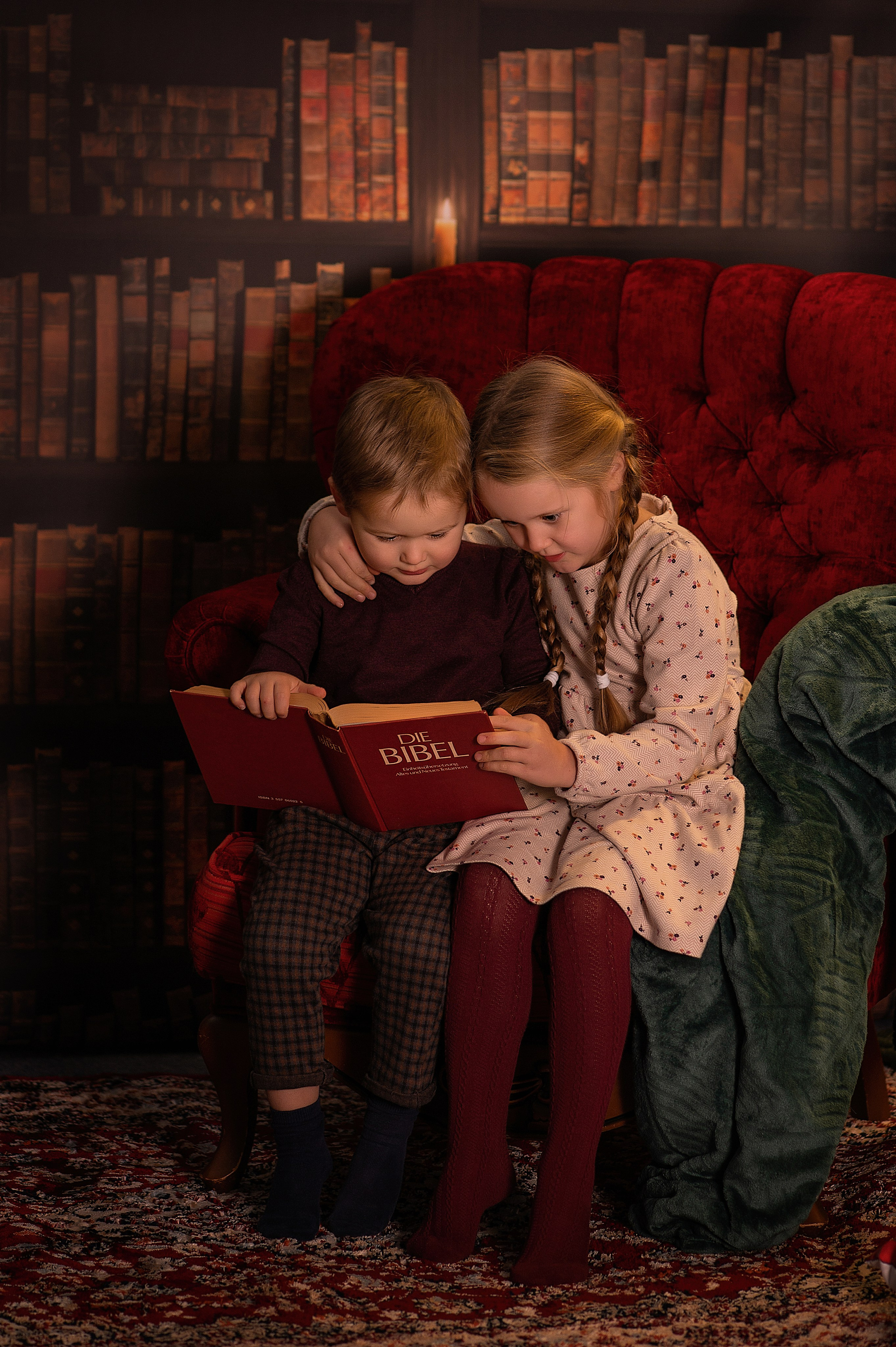 Weihnachtsfotoshooting in Ulm/ Wiblingen. Newbornfotograf Kinderfotograf Ulm Familienfotograf Anastasia Neu-Ulm