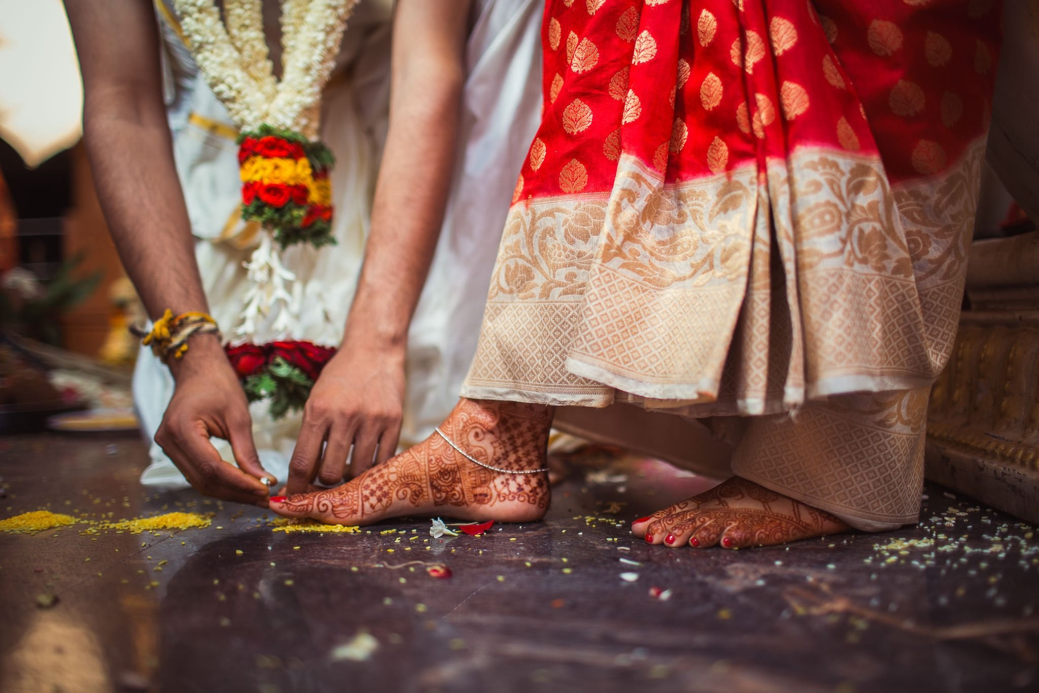 Traditional Kannada Brahmin Temple wedding, JP nagar, Bangalore