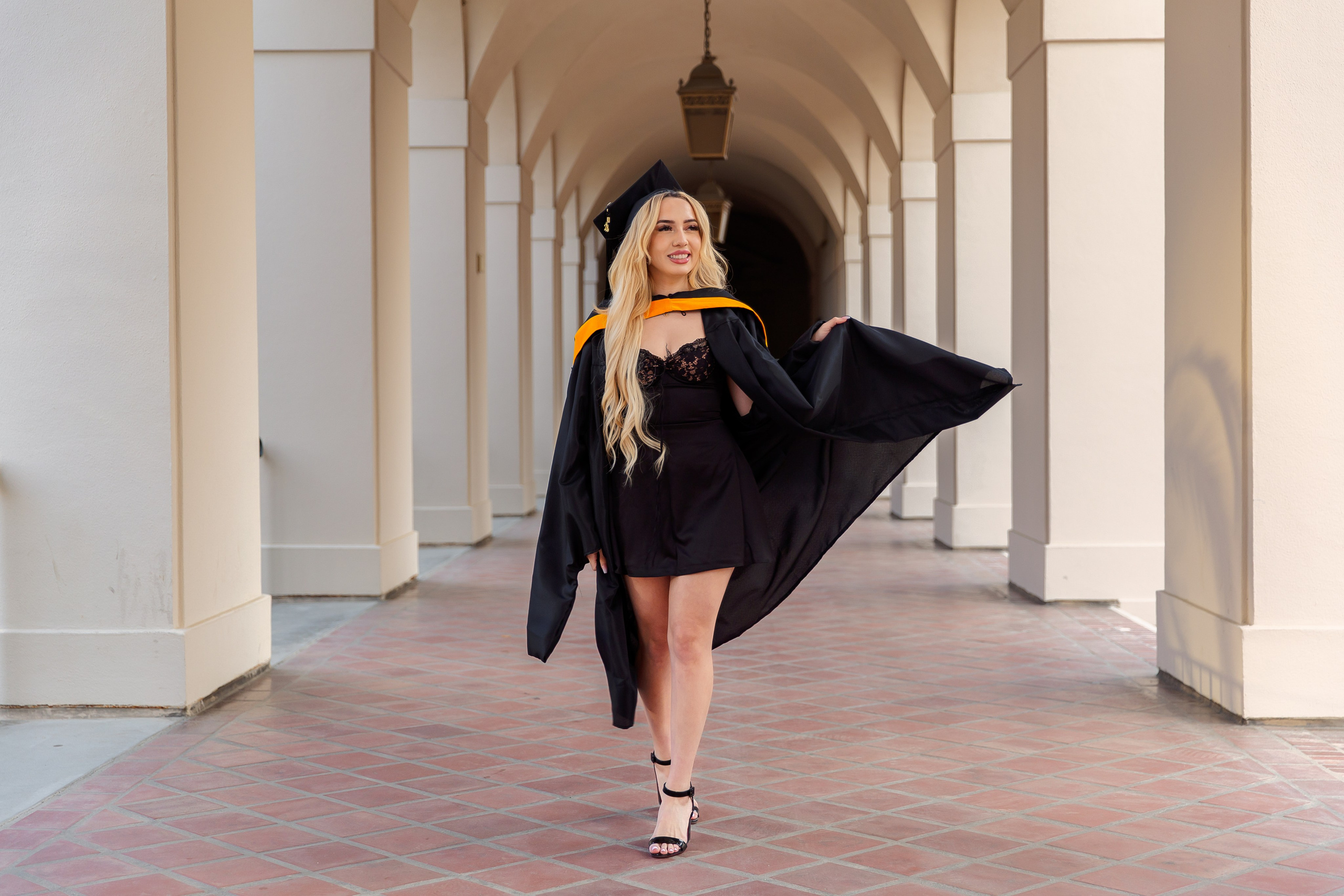 Pasadena City Hall Graduation. Los Angeles portrait photographer Valeria Kasatkina