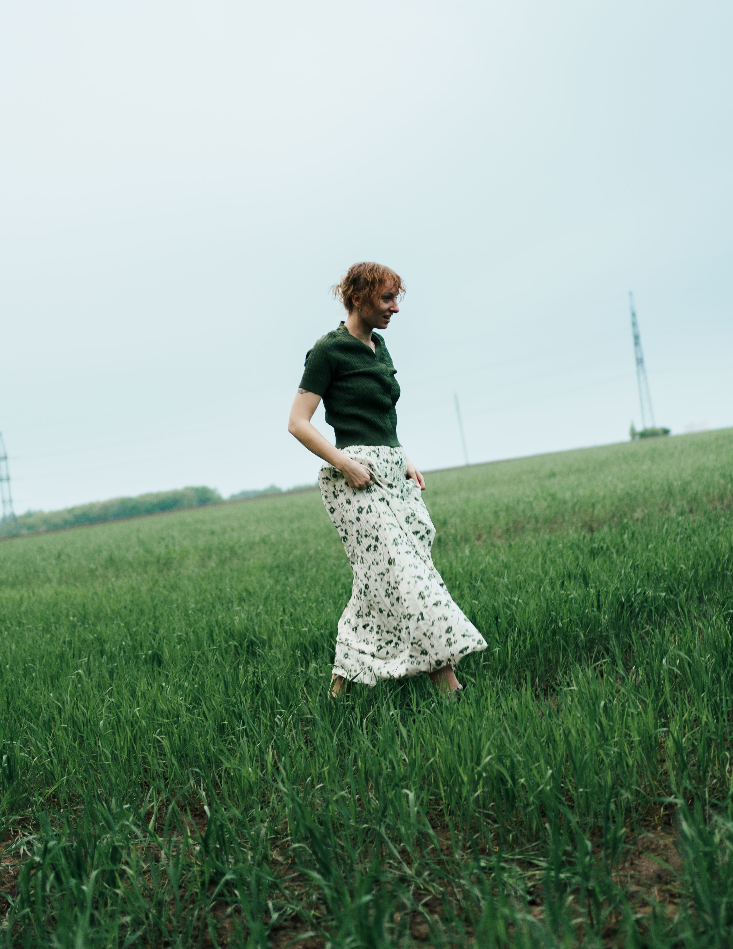 Greens. Alisha Geva женский портретный фотограф в Дубае