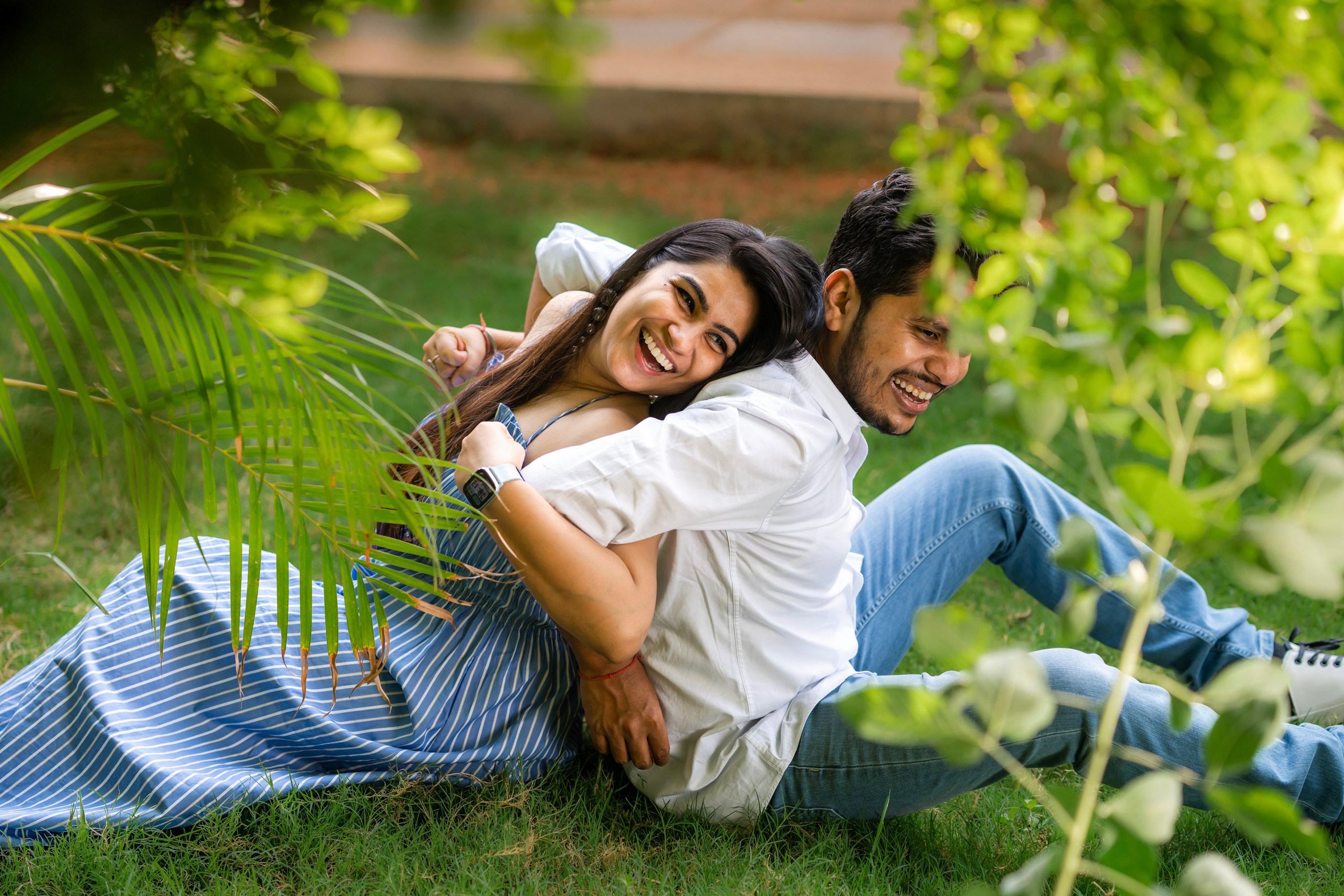 Prakriti & Ayush, Pre-Wedding Shoot at Shibravyi Courtyard, Bangalore | Truly Yours