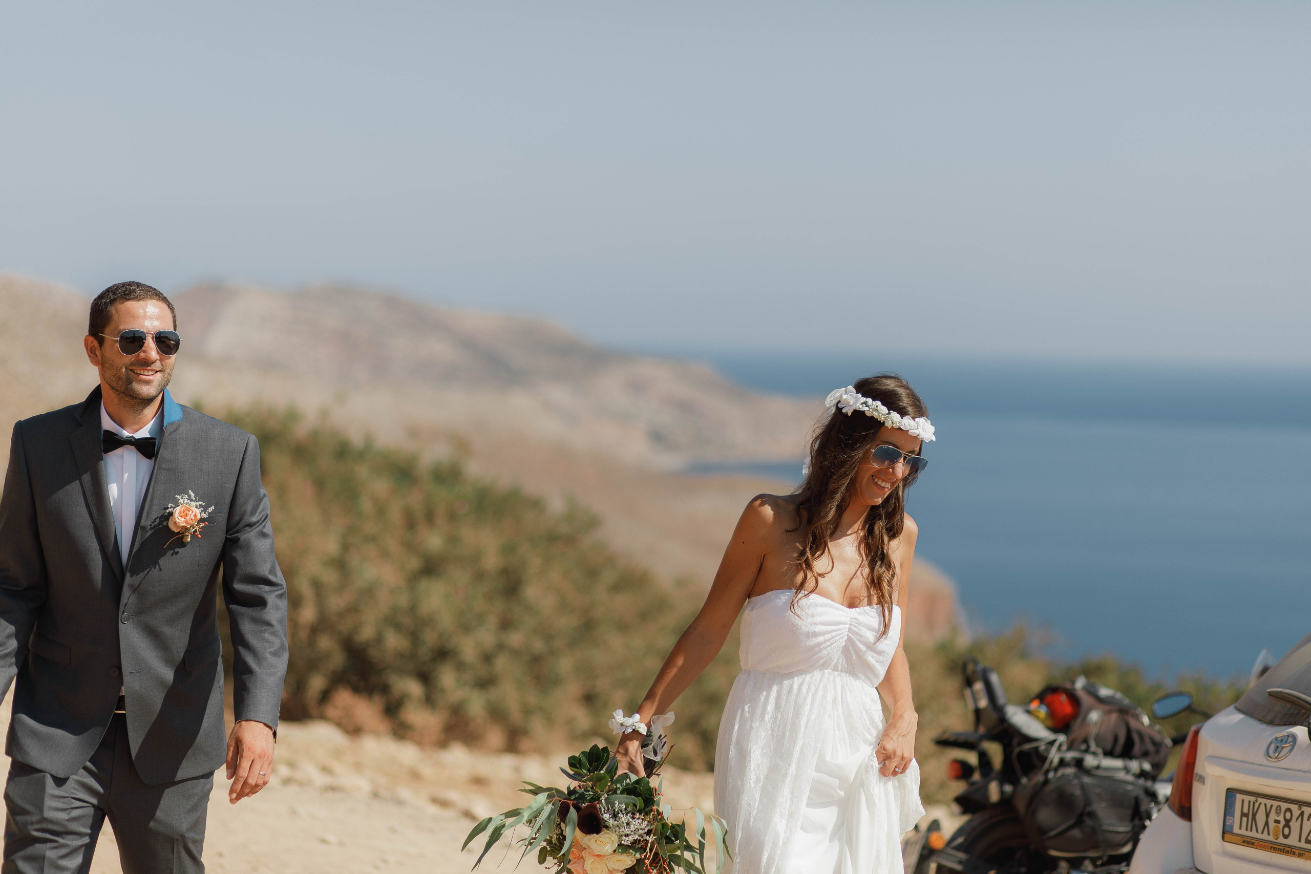 Marino & Steffi, Crete. Denny Savon — Photographer in Santorini | Weddings, Love Stories & Flying Dress