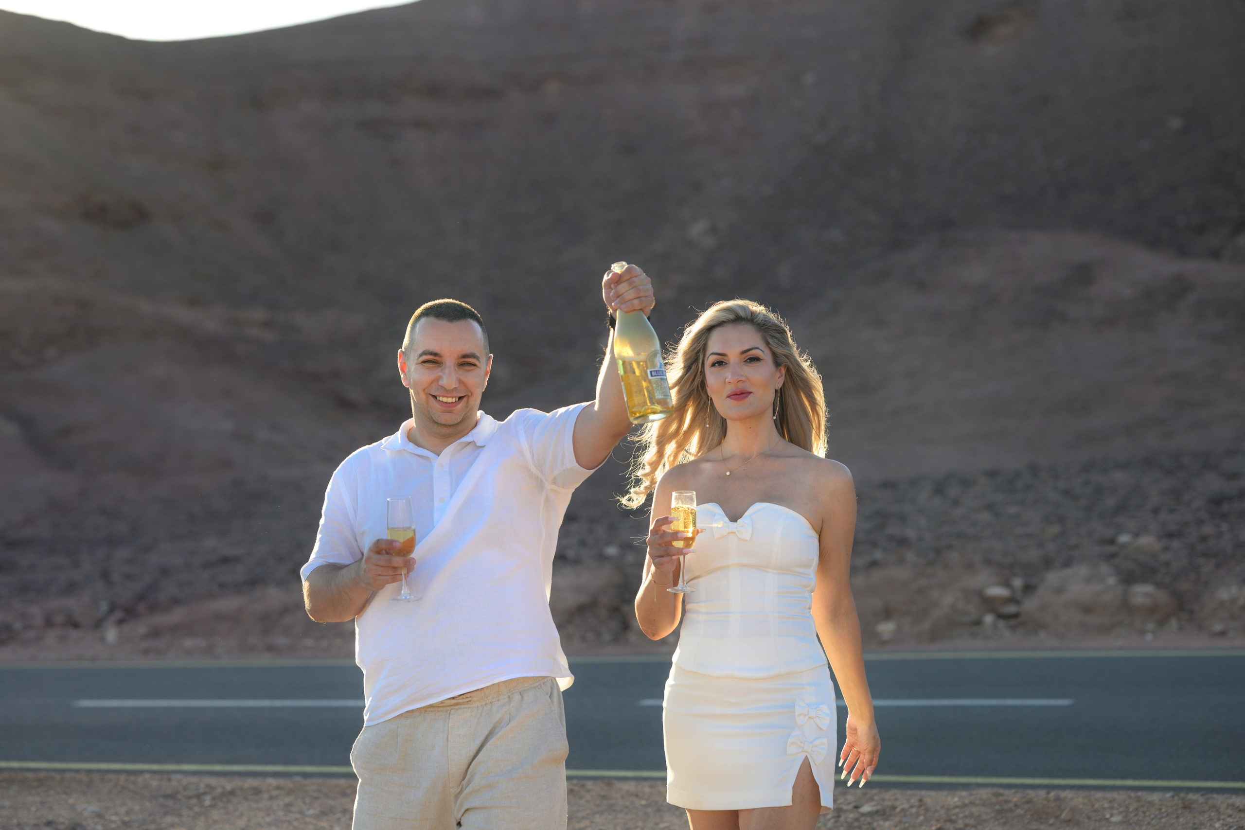 Lev & Bella_"She said YES” in a Timna park. Family children pregnancy love stories photographer in Eilat Israel Olga Amchislavsky
