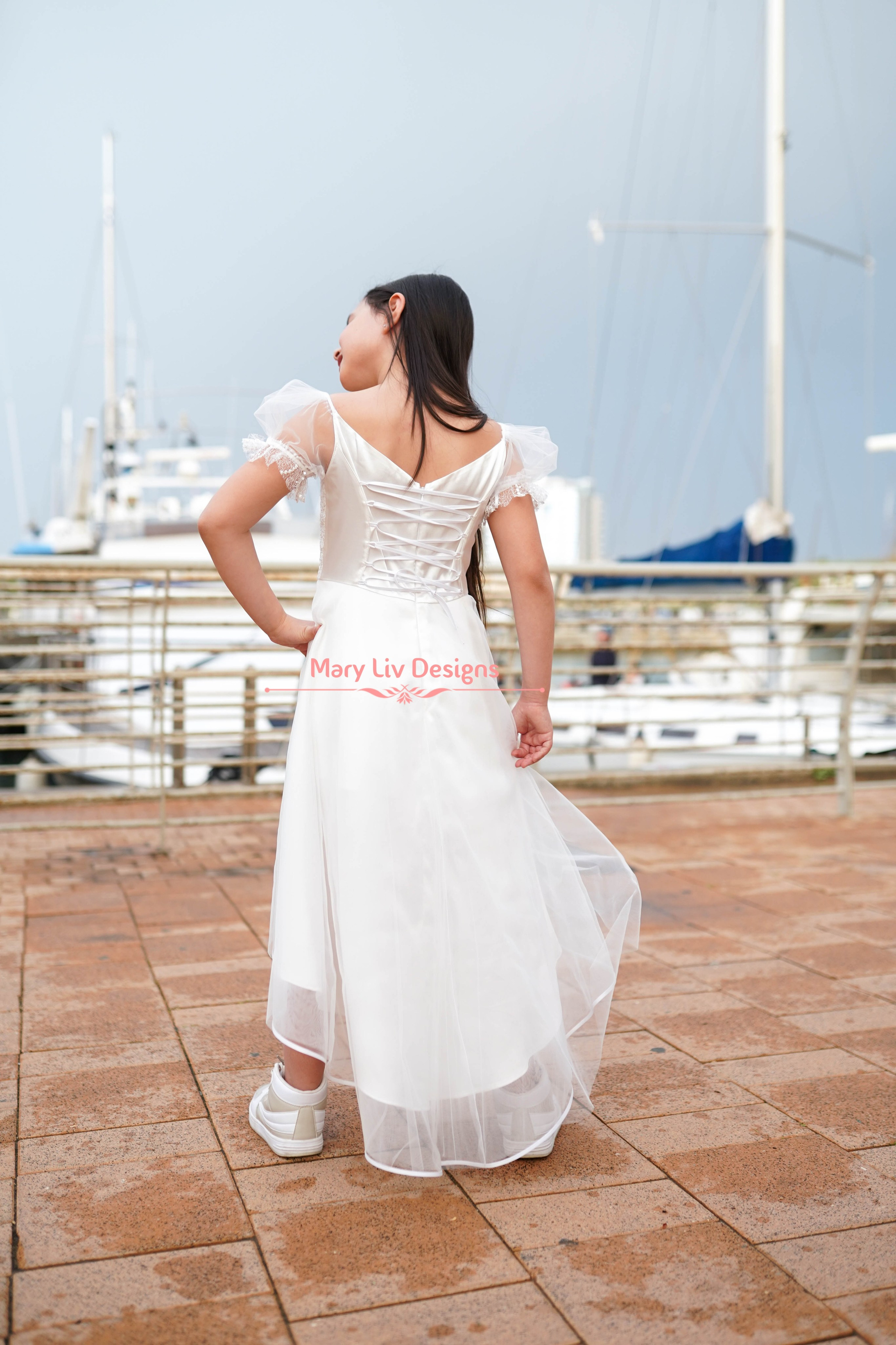 שמלה " Diana ". מרי ליב, מעצבת שמלות בתפירה אישית