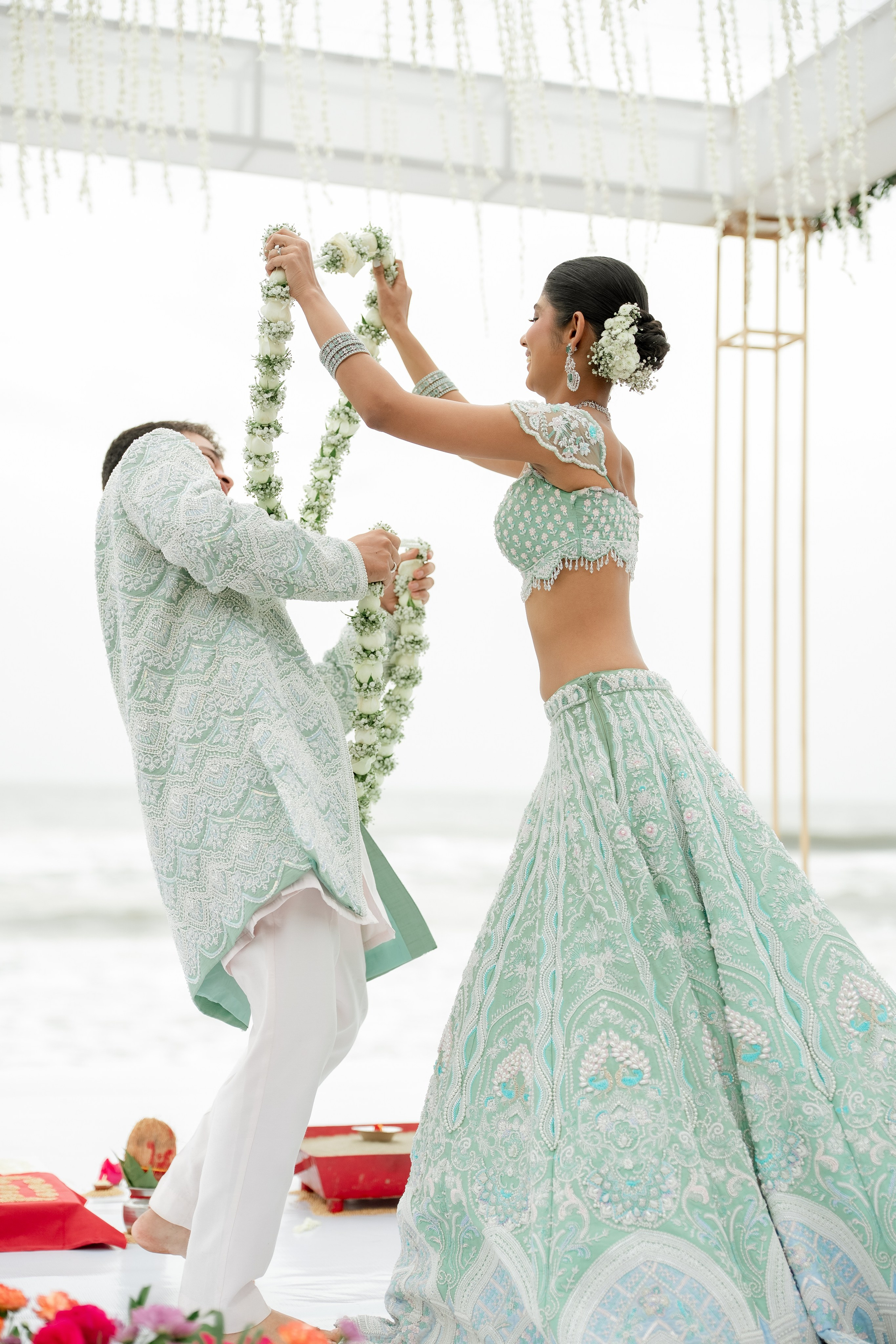 Beach Shaadi! Ft. Aishwarya & Milan. Fine art Wedding Photographers in India & Canada