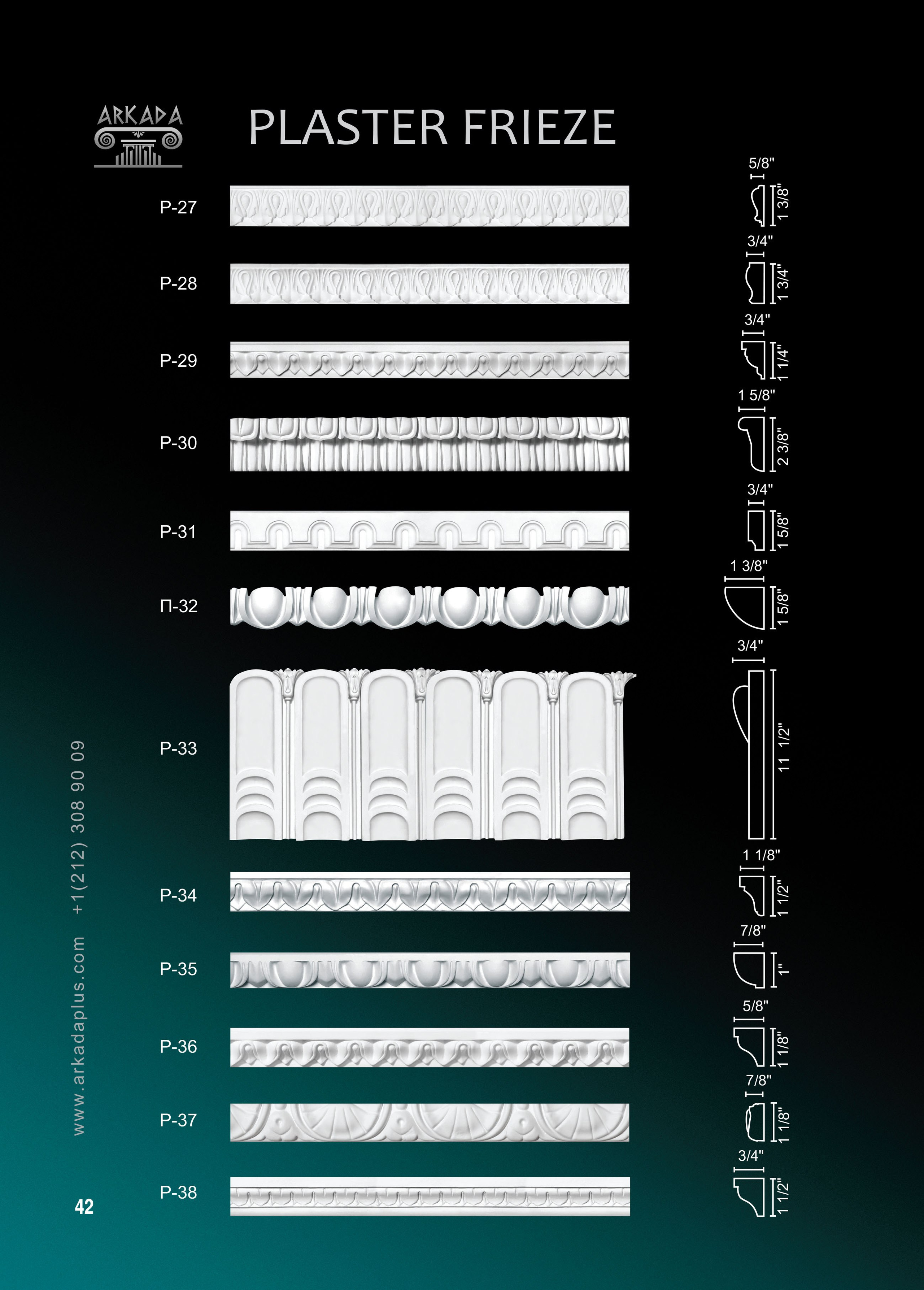 Panel Moldings. Plaster molding