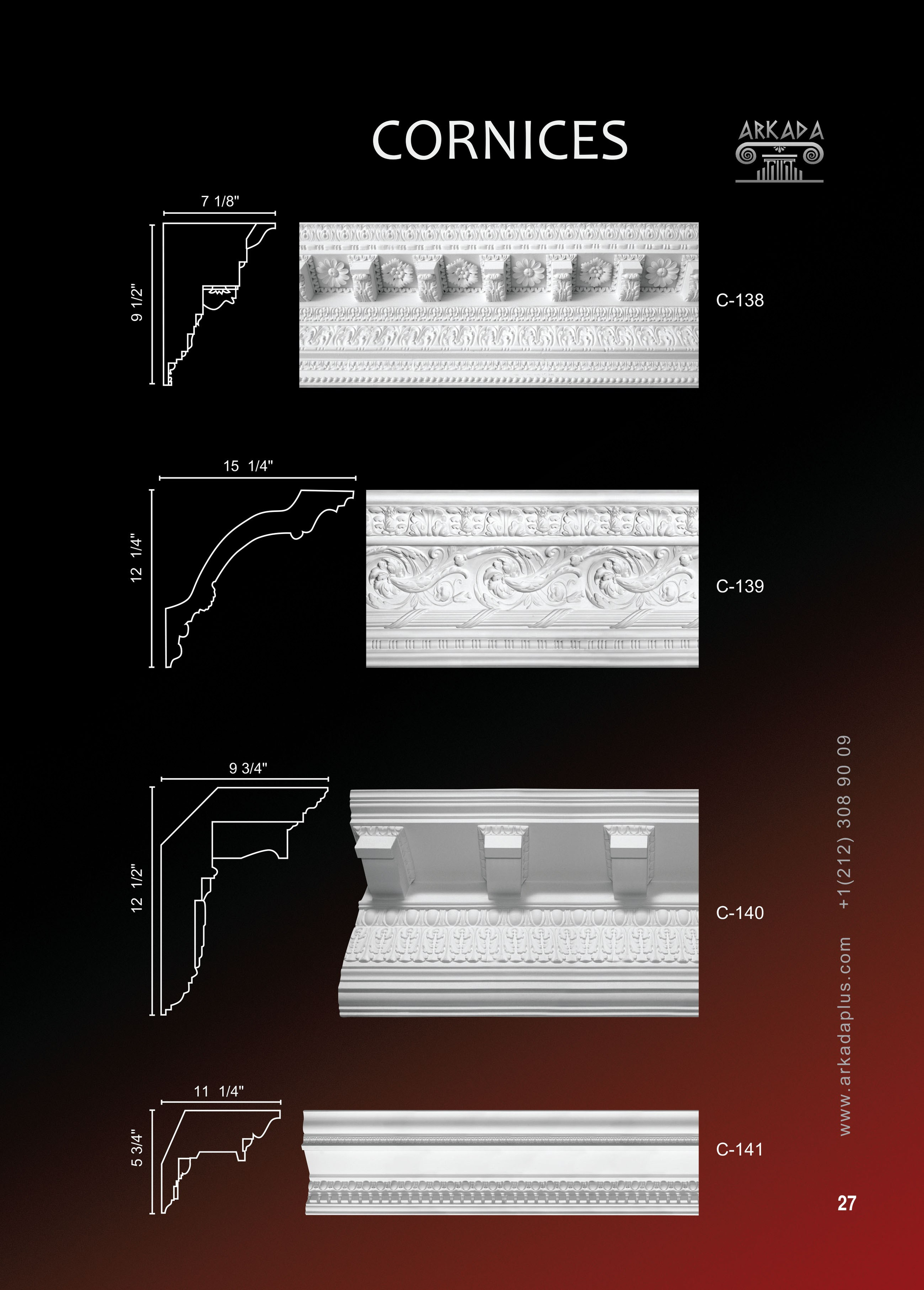 Crown Molding. Plaster molding