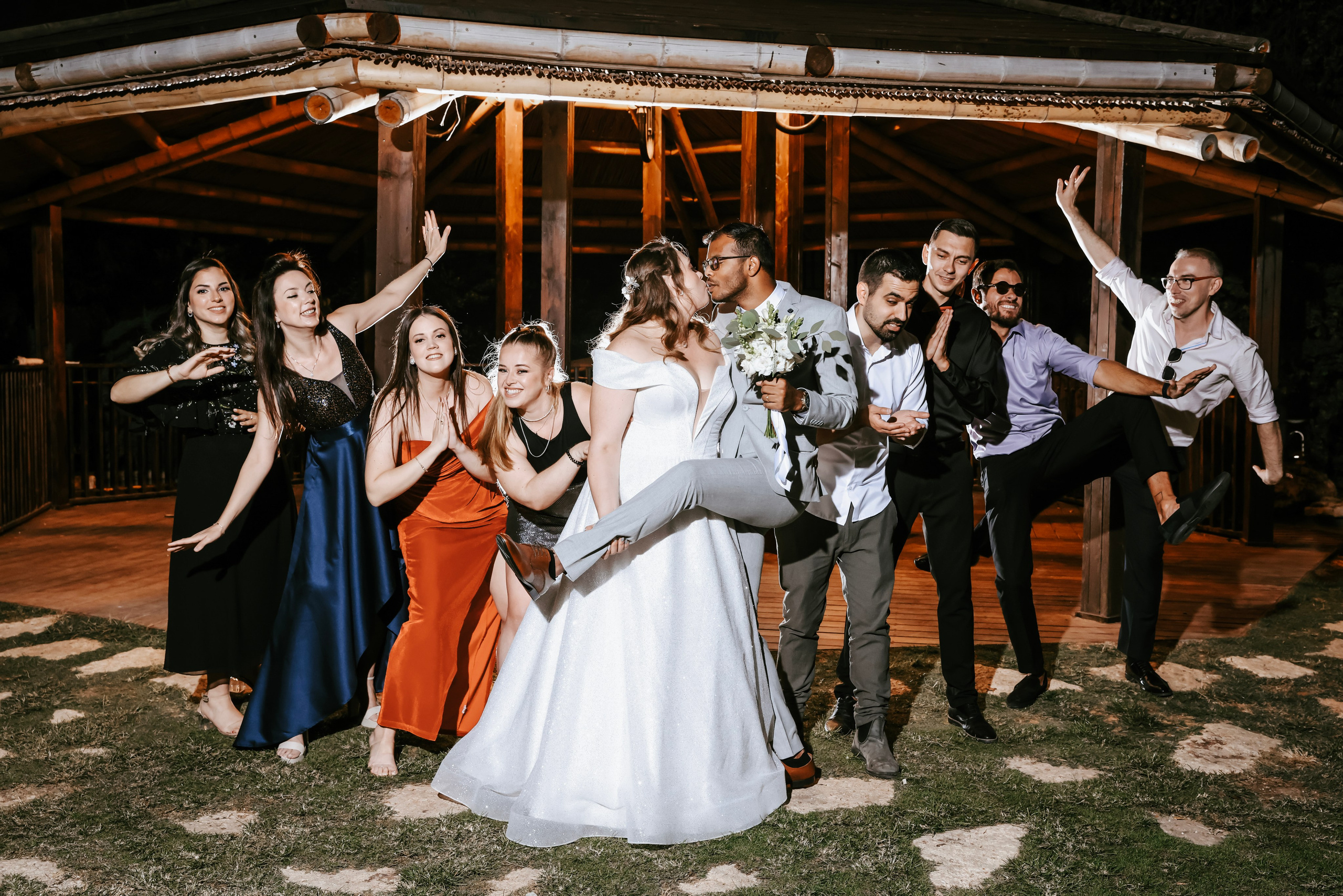 With friends. Daniel Danilov