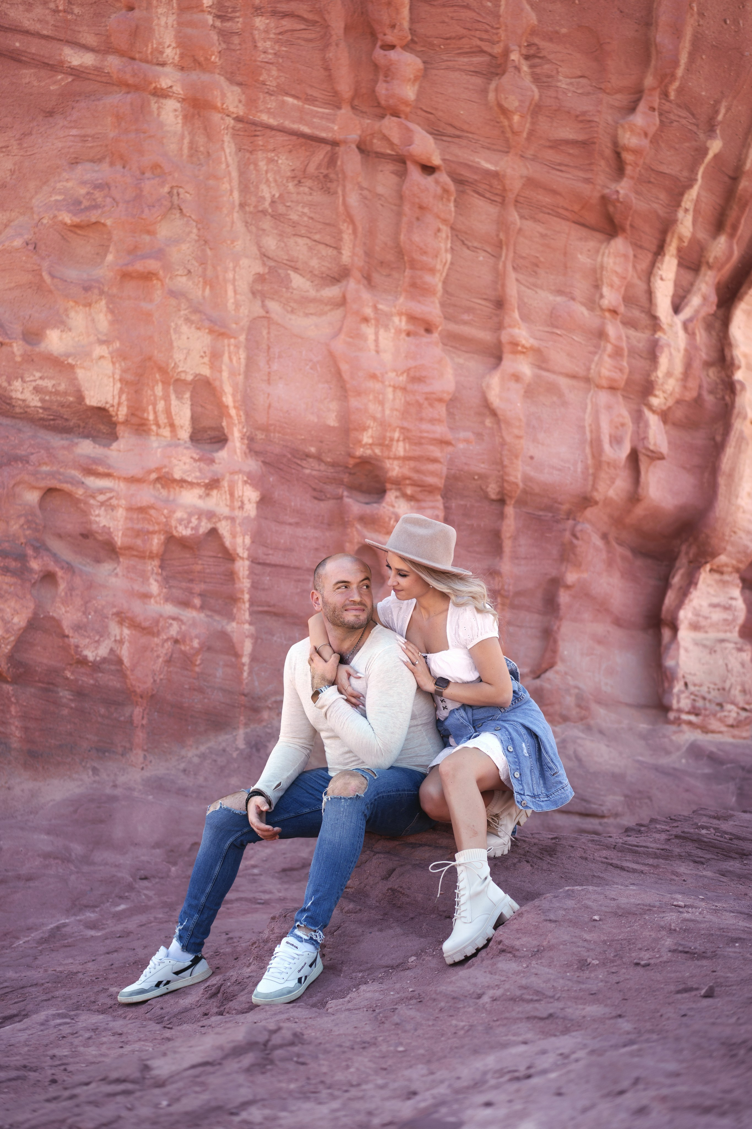 Love-story Alyona & Artyom in Timna park. Семейный детский беременности love-story фотограф Эйлат Израиль Ольга Амчиславски
