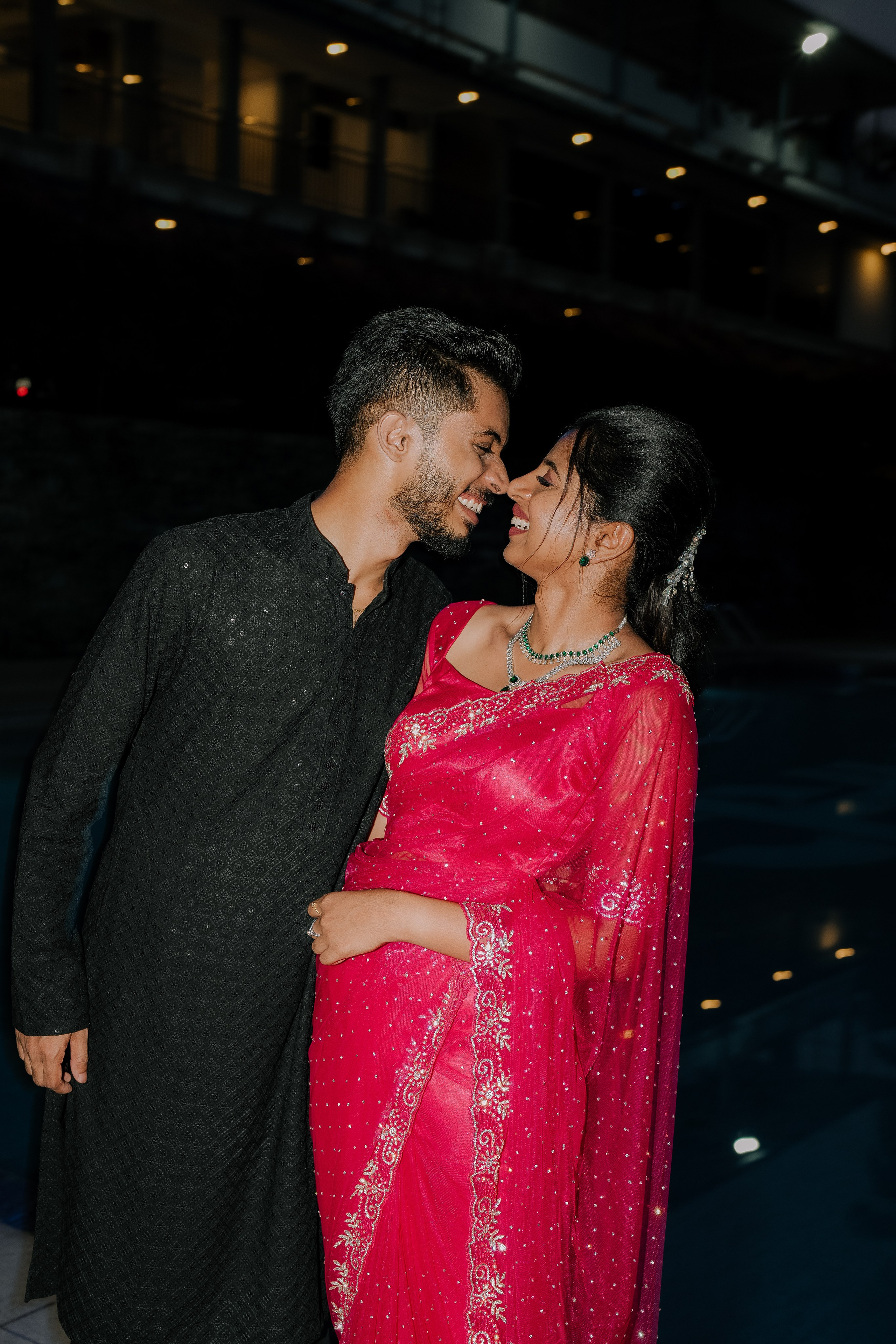 Engagement Ft. Aneesha & Mathew. Fine art Wedding Photographers in India & Canada