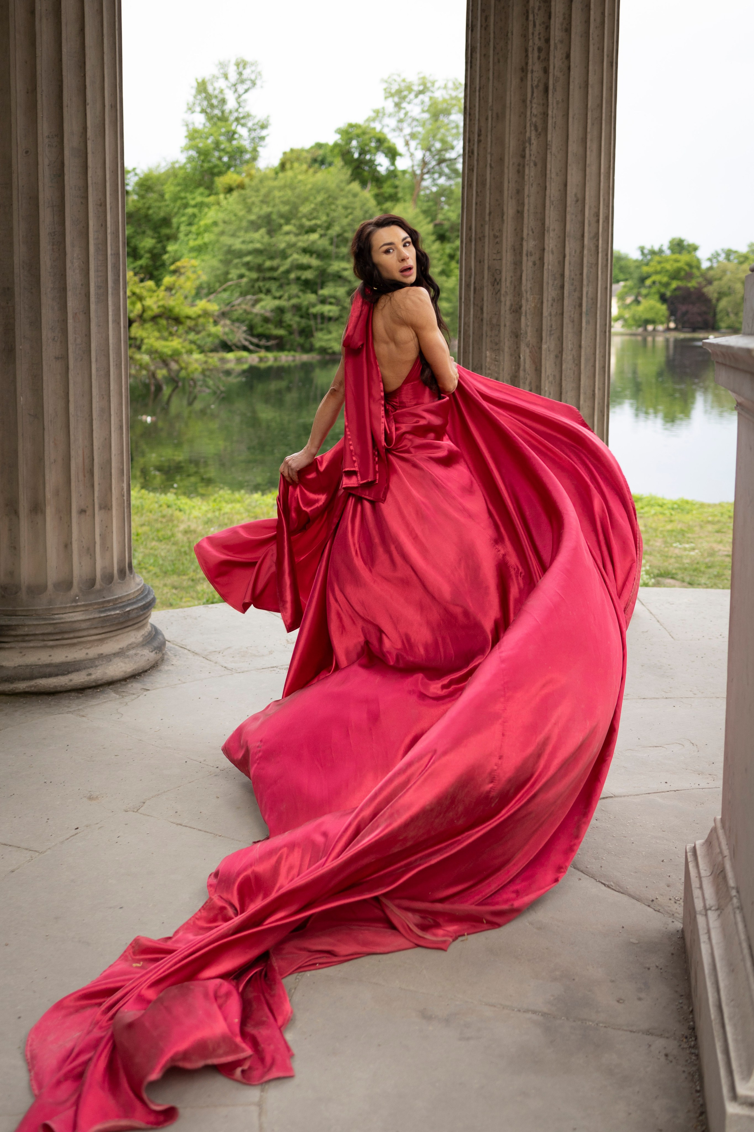 Long dresses shooting. Photographer in Munich