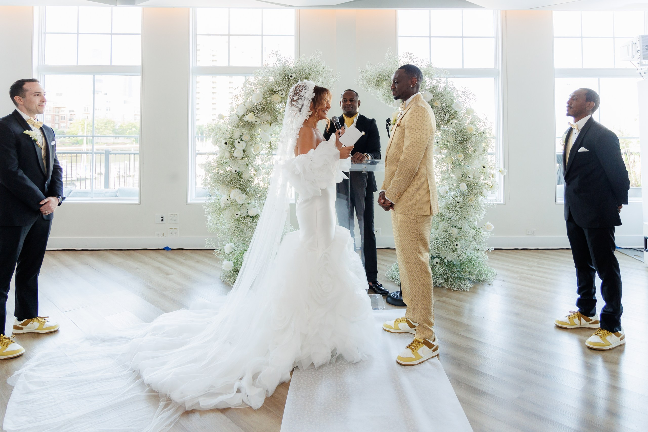 Briana & Kefim, Maritime Pars, Jersey City, NJ. Wedding Photo & Video