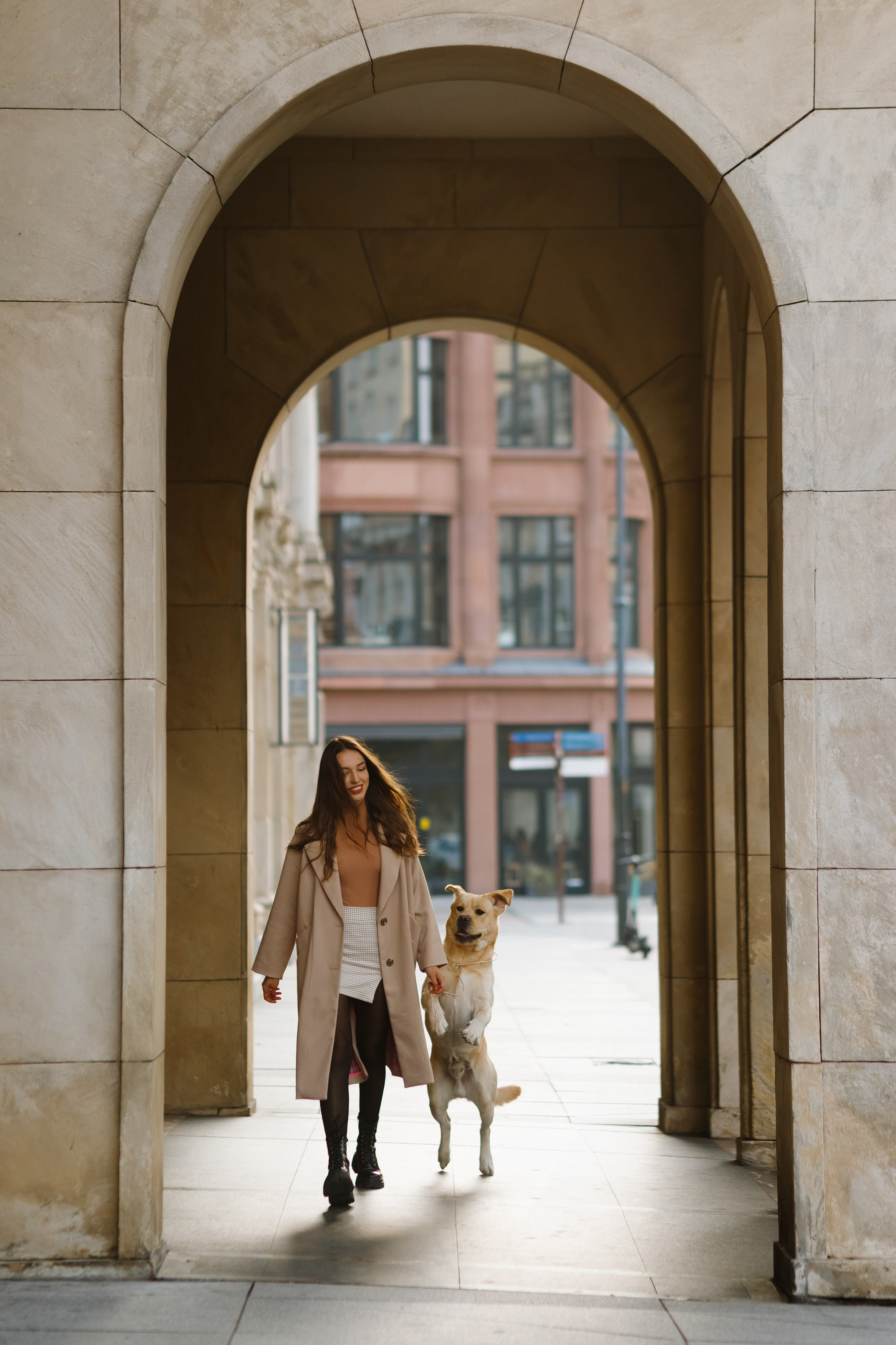 Katya & labrador. Kaja | fotograf psów we Wrocławiu