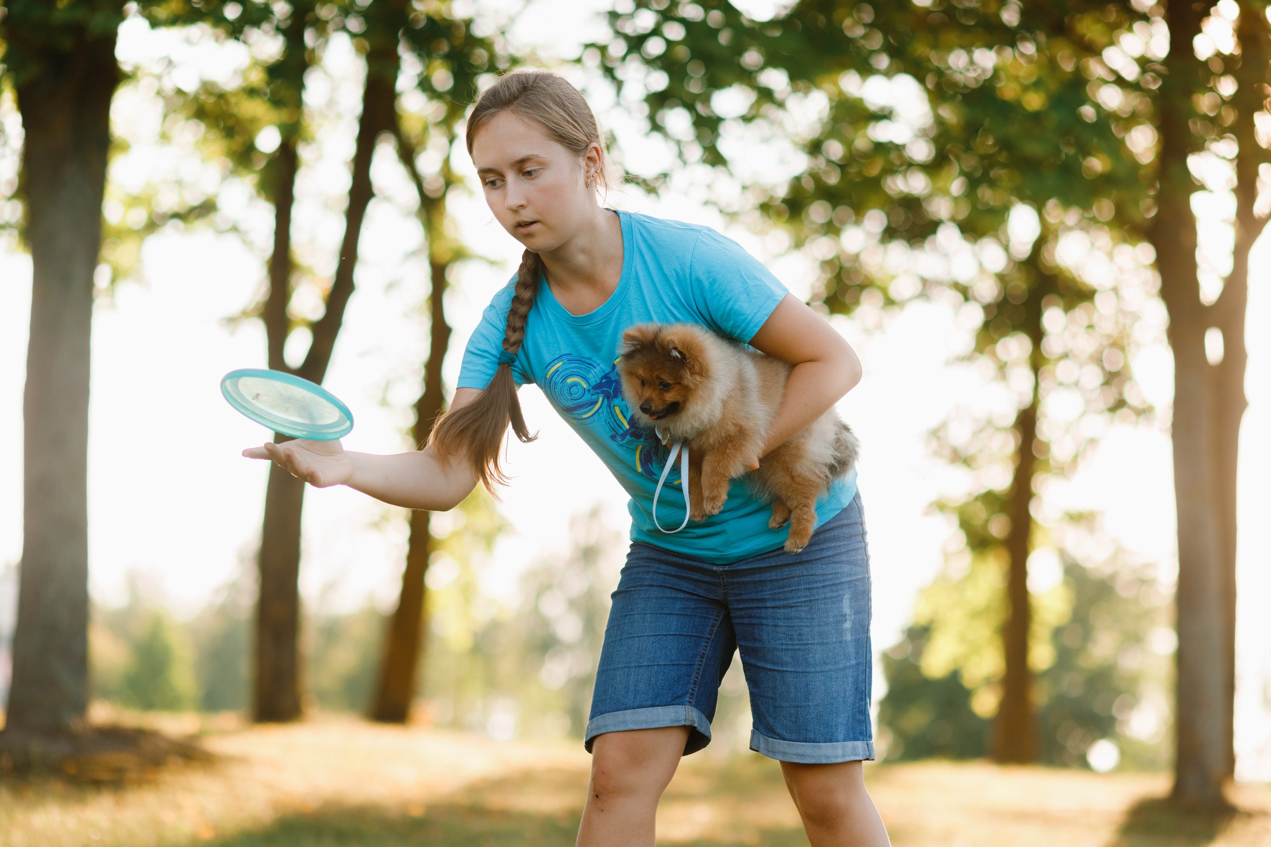 Frisbee workshop of Darya Lukina. Kaja | fotograf we Wrocławiu | ludzie i psy